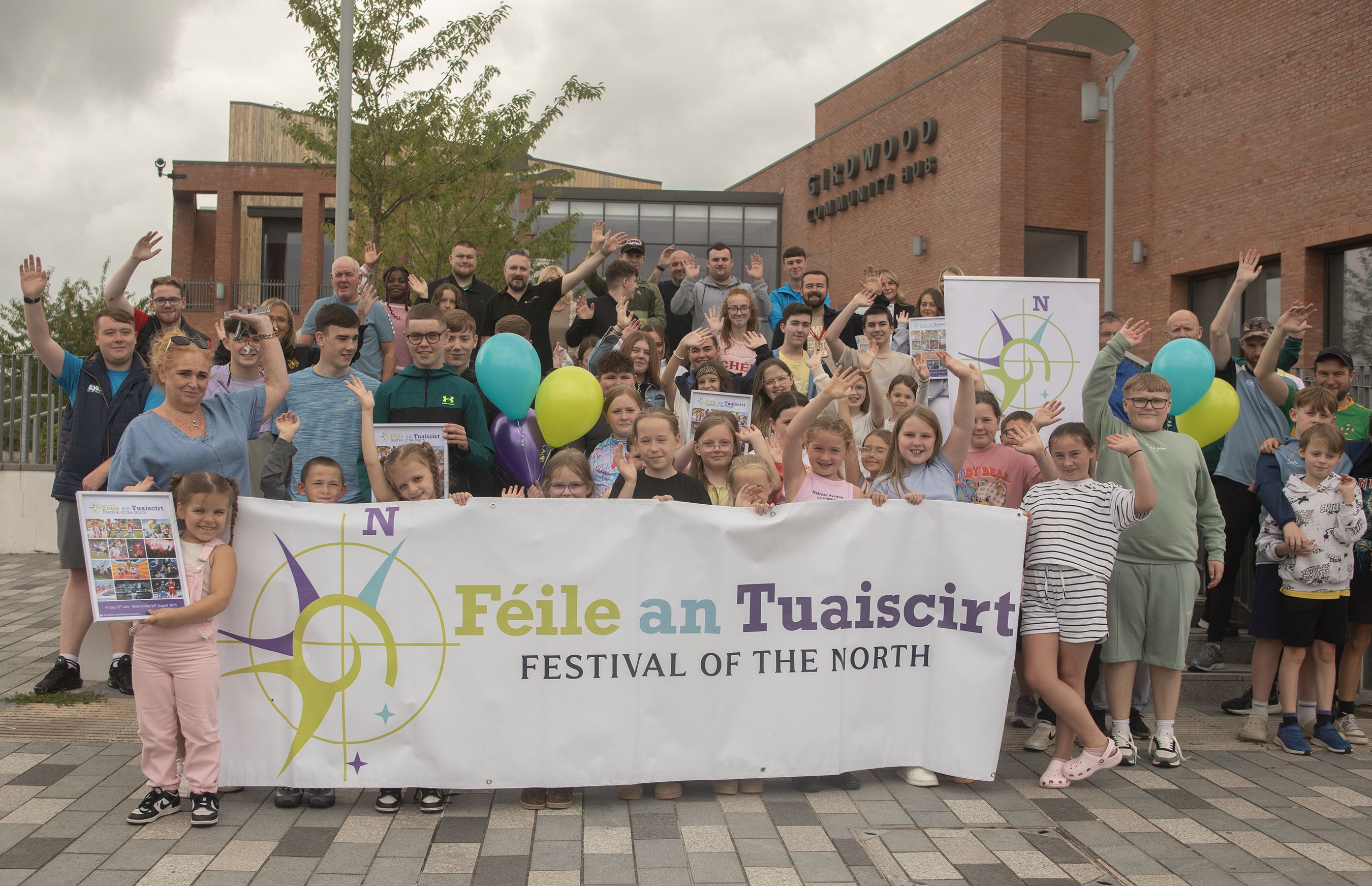 FESTIVAL FUN: The launch of Féile an Tuaiscirt (Festival of the North) at Girdwood Community Hub on Tuesday