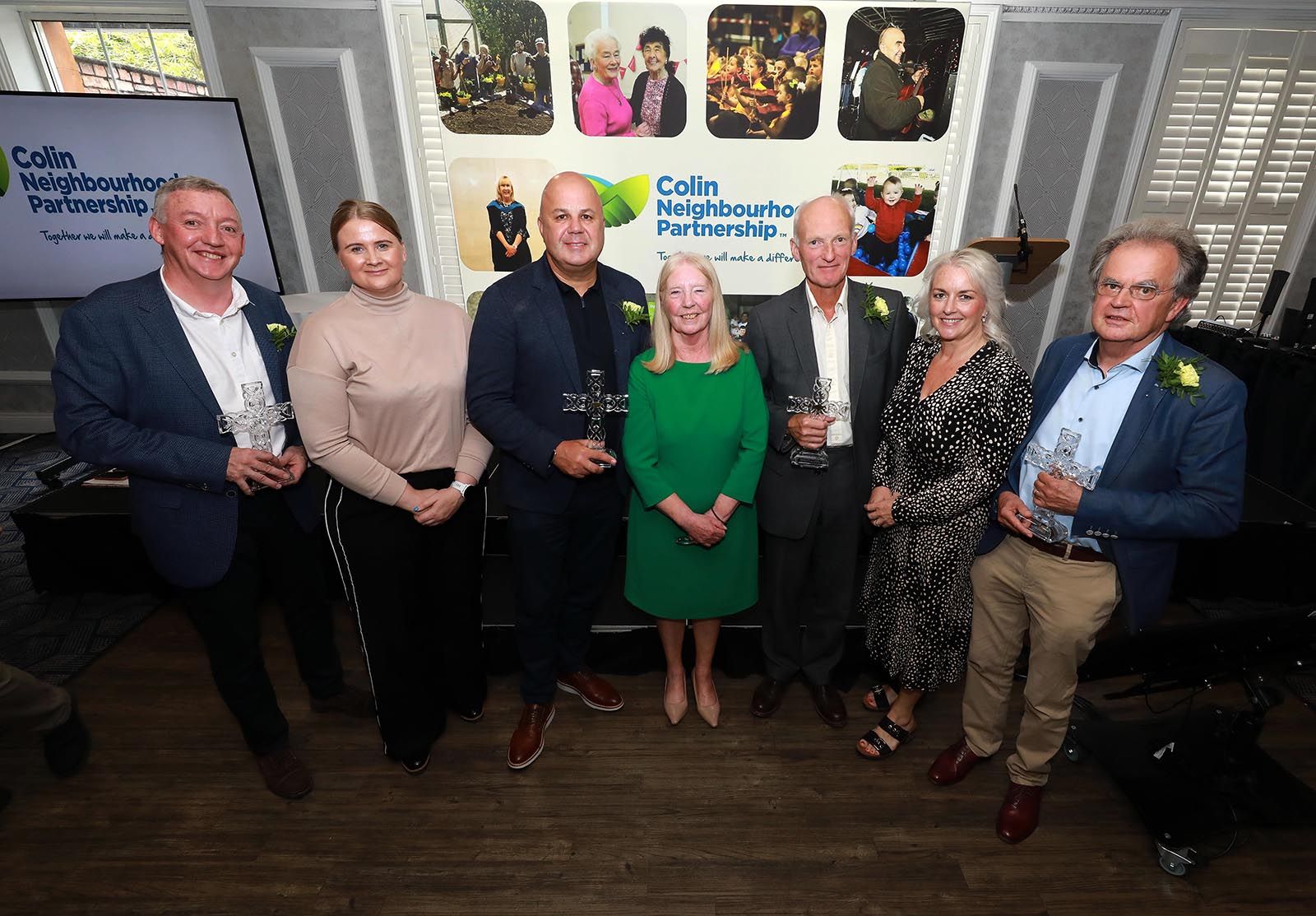 PRESENTATION: Michael George (on behalf of past Chairperson Bernard Moan), Aisling Reilly MLA, Ciarán Sheehan, Annie Armstrong, Nigel Kinnaird, Pam Cameron MLA and Dave Wall