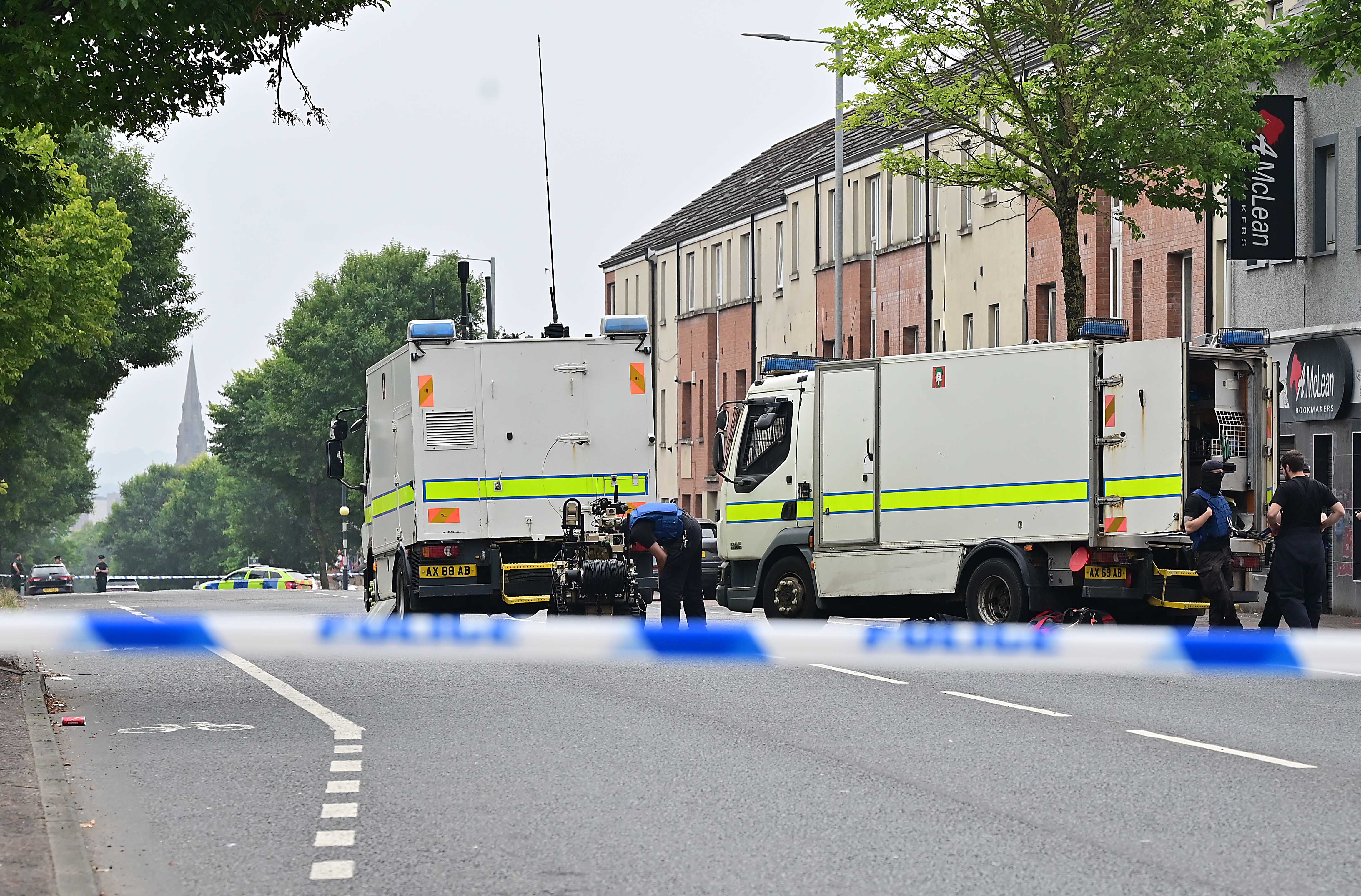 SECURITY ALERT: The Crumlin Road on Thursday afternoon