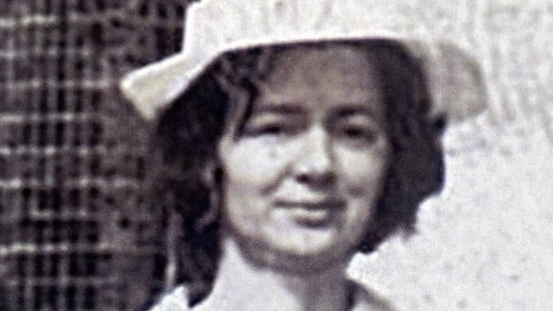 APPEAL: Teresa Carson (47) was found dead at the side of the Glen Road close to the junction with Shaws Road in November 1974. 