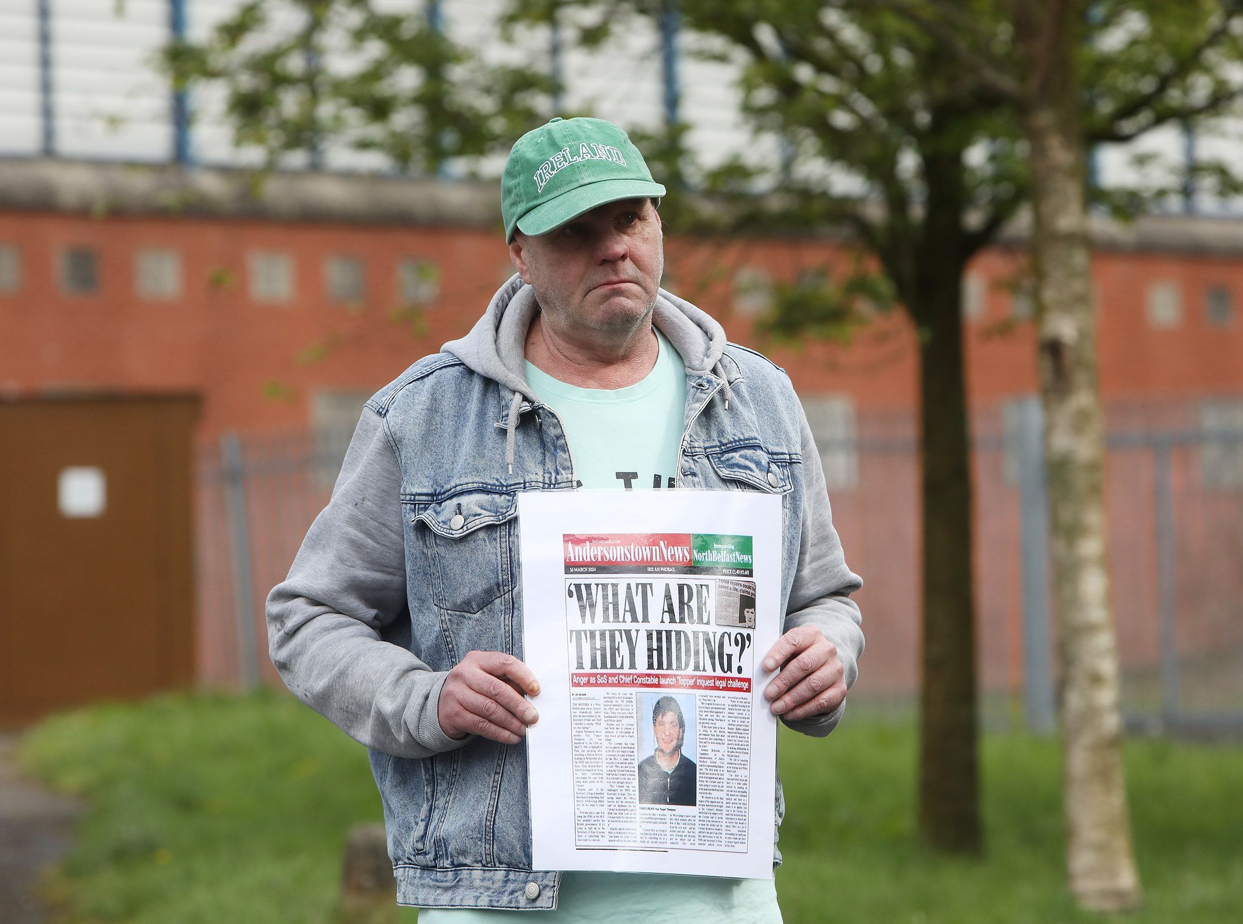 TIRELESS: Eugene Thompson campaigned for the truth about the murder of his brother Paul