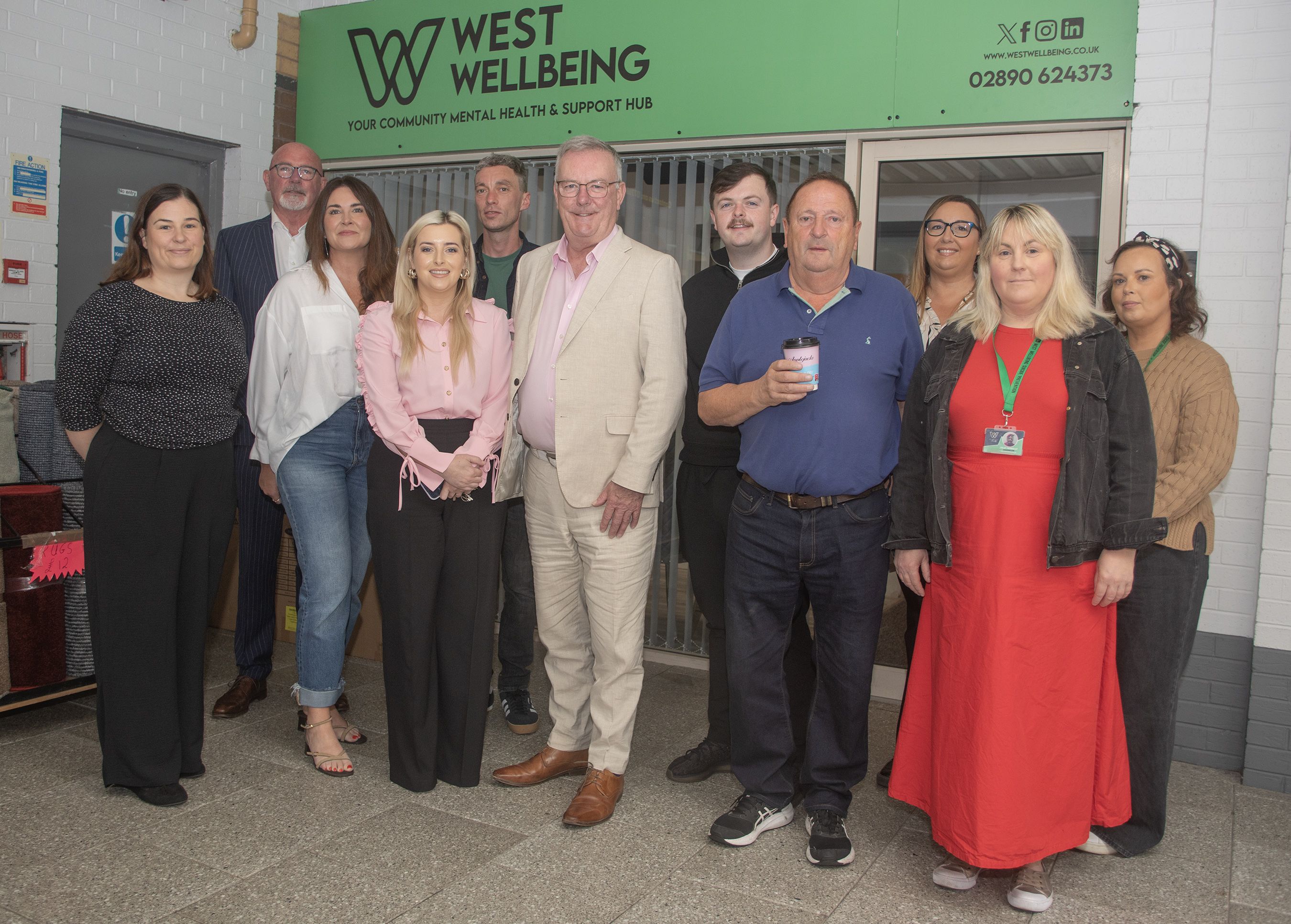 Health Minister praises work of West Wellbeing on visit to Dairy Farm premises