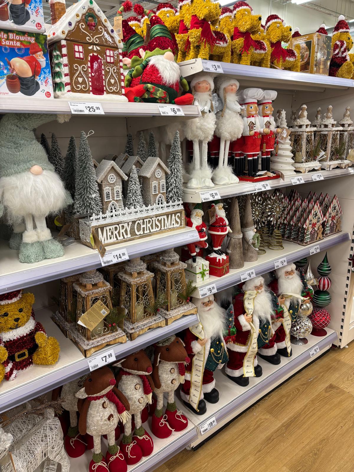 SNOW JOKE: Christmas has come incredibly early to the shelves of The Range on Boucher Road