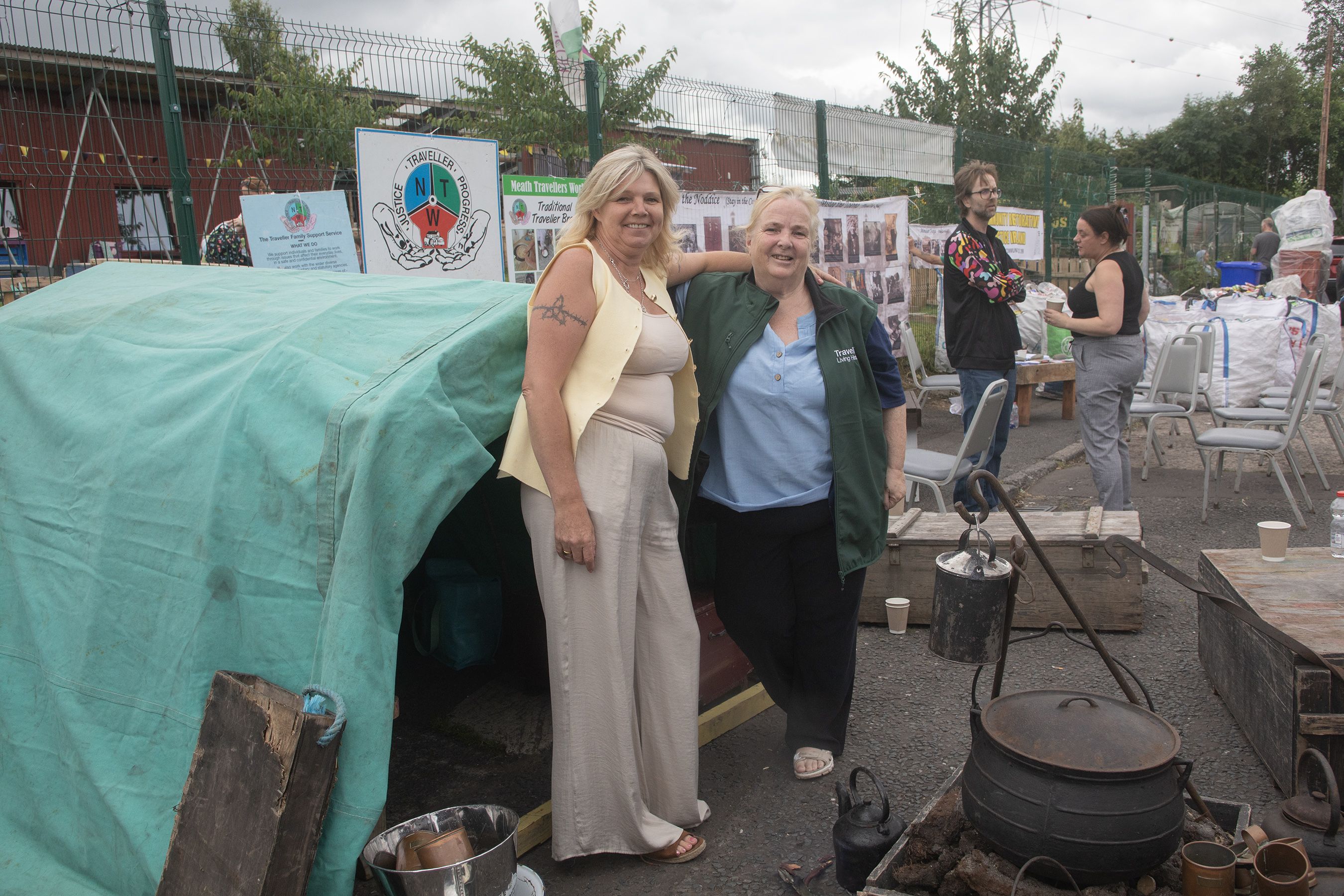 PARTNERSHIP: Ann-Marie McKee, CRJI Traveller Project Coordinator, with Nell McDonagh from Meath Traveller Workshops 