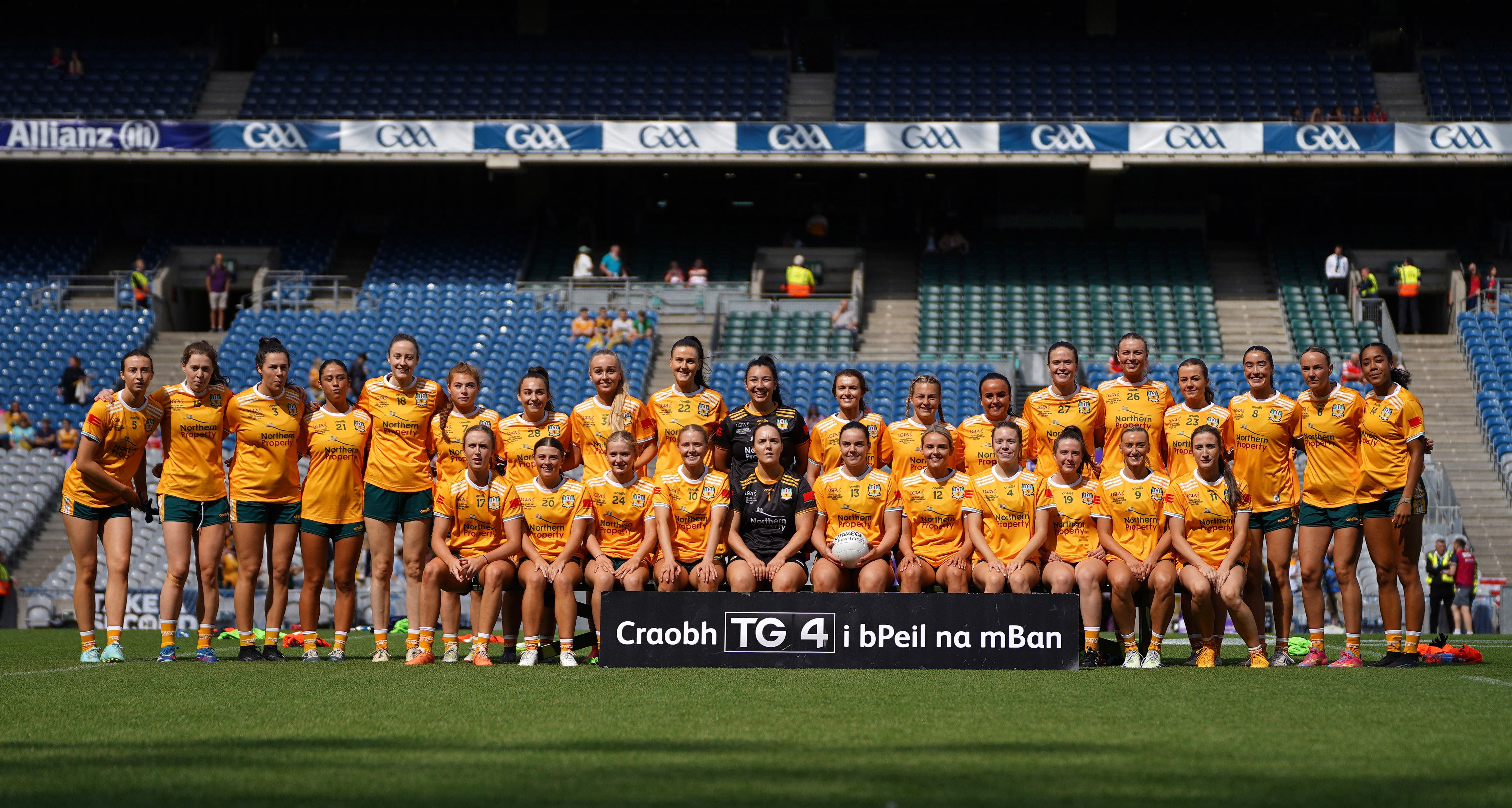 SUCCESSFUL SEASON: Antrim\'s Ladies enjoyed a League and Ulster double this campaign