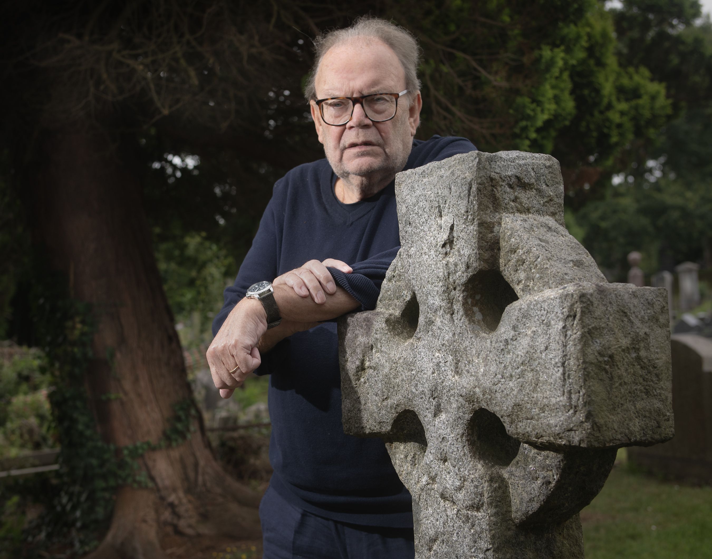 FINAL FAREWELL: Tom Hartley in Belfast City Cemetery