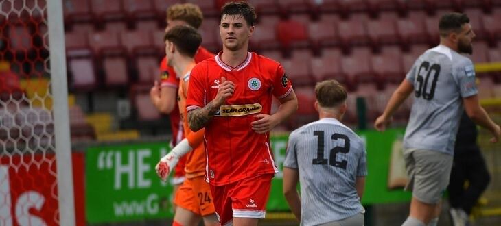 SUMMER SIGNING: Rhyss Campbell netted a brace in his first start for the Reds last weekend