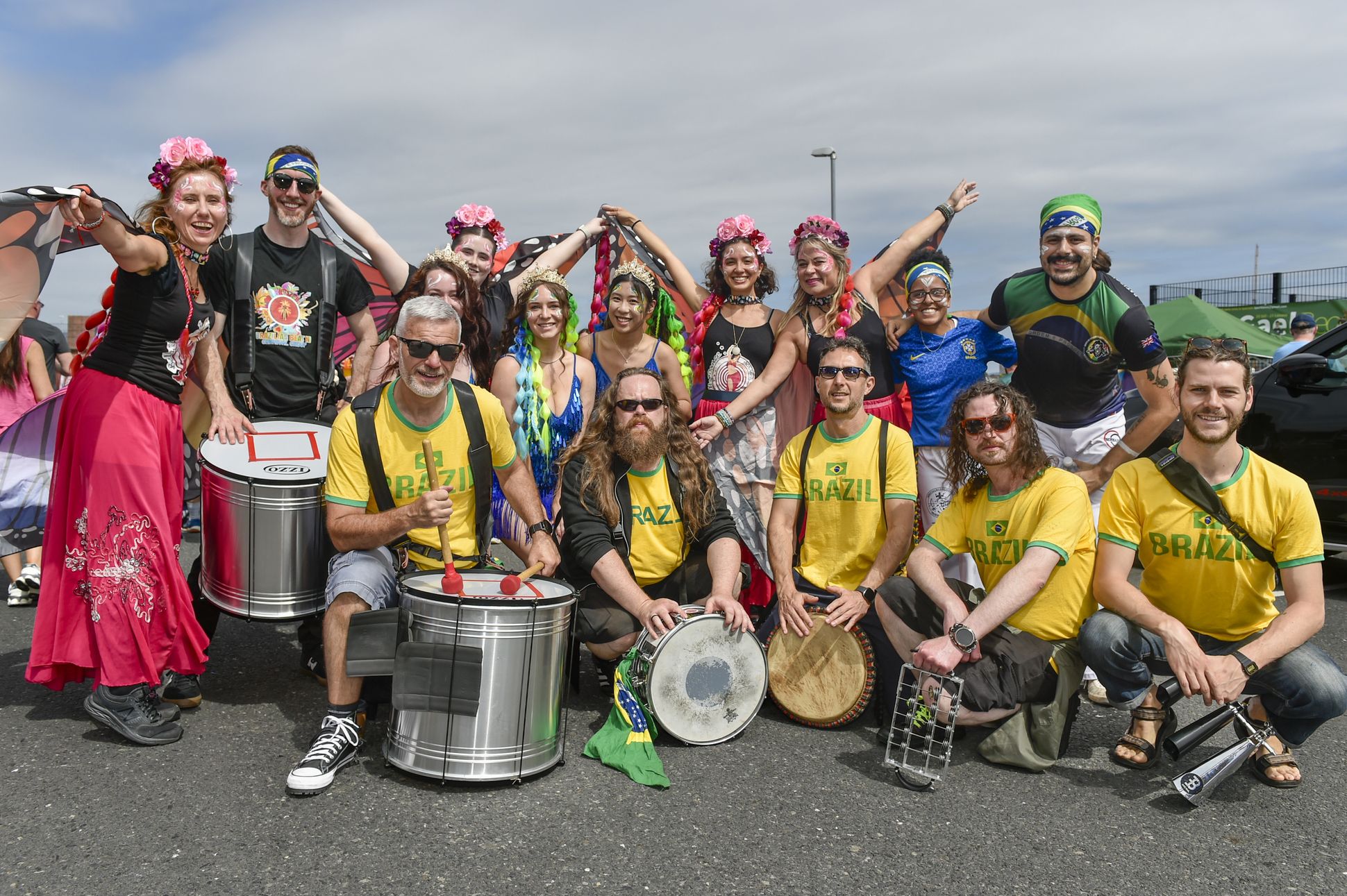 Brazilian Beat NI, who took part in the Féile Carnival Parade