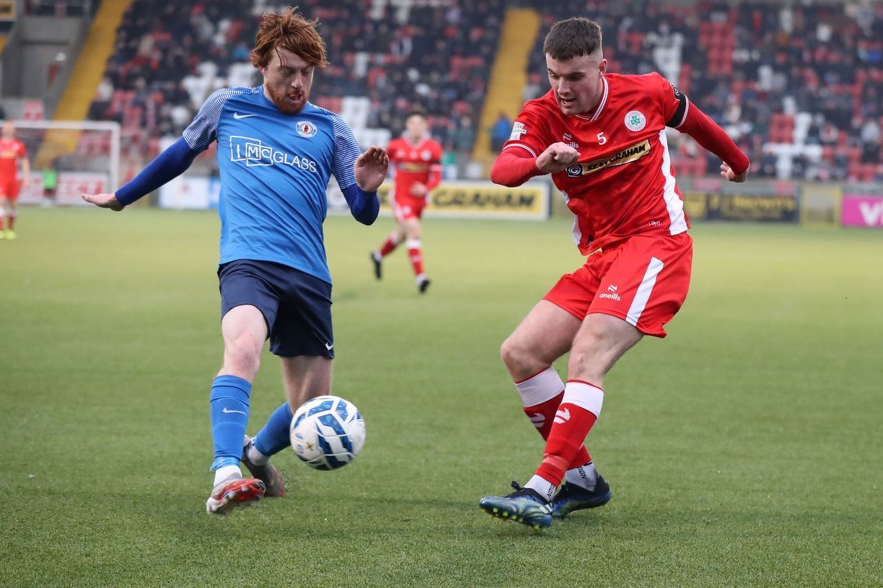 OLD FOE: The Reds faced Bangor in both cup games last season