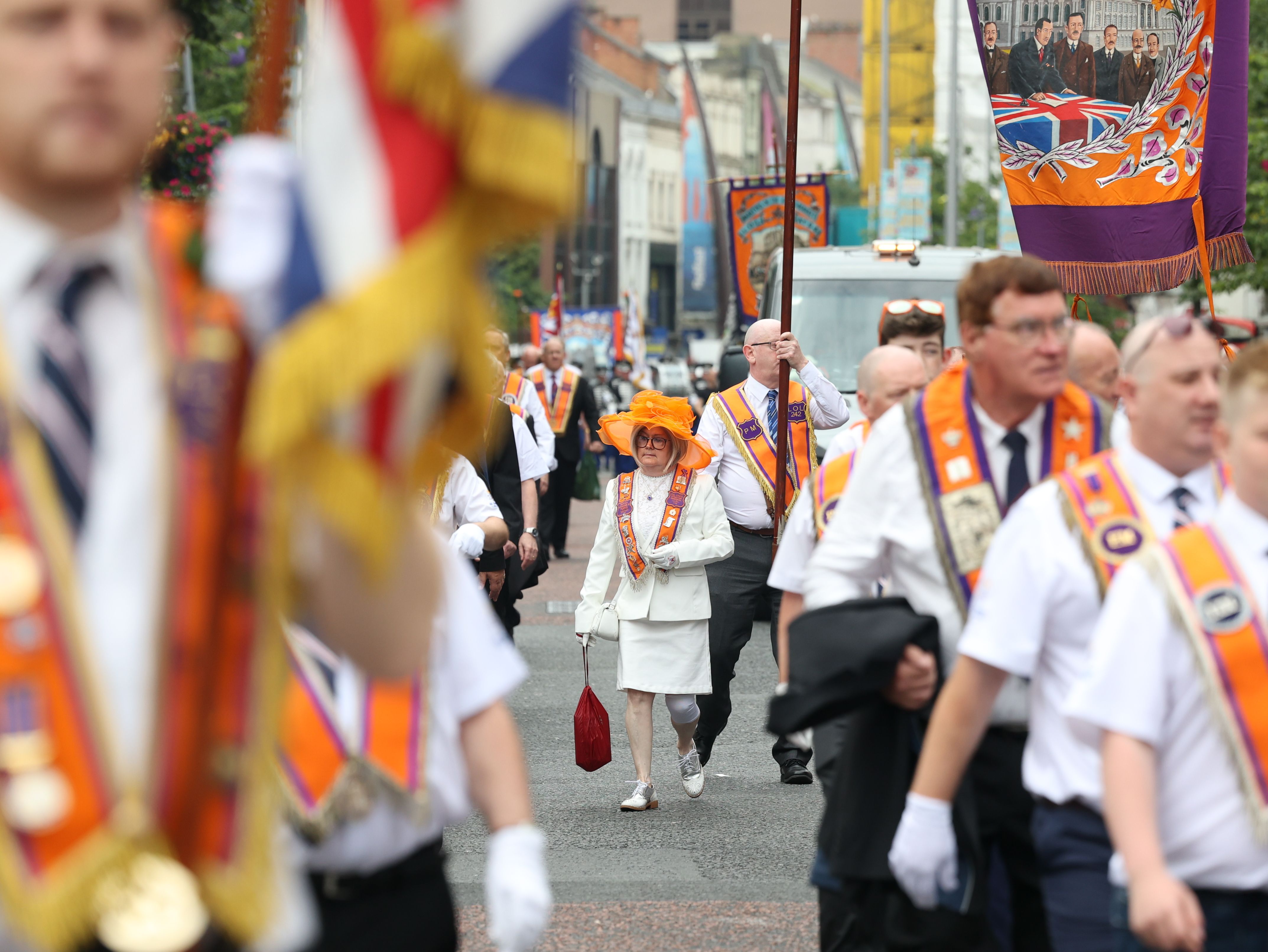 SPACE: Gerry Adams enjoys a good band and knows a few Orange tunes and believes that culture can be accommodated in the future
