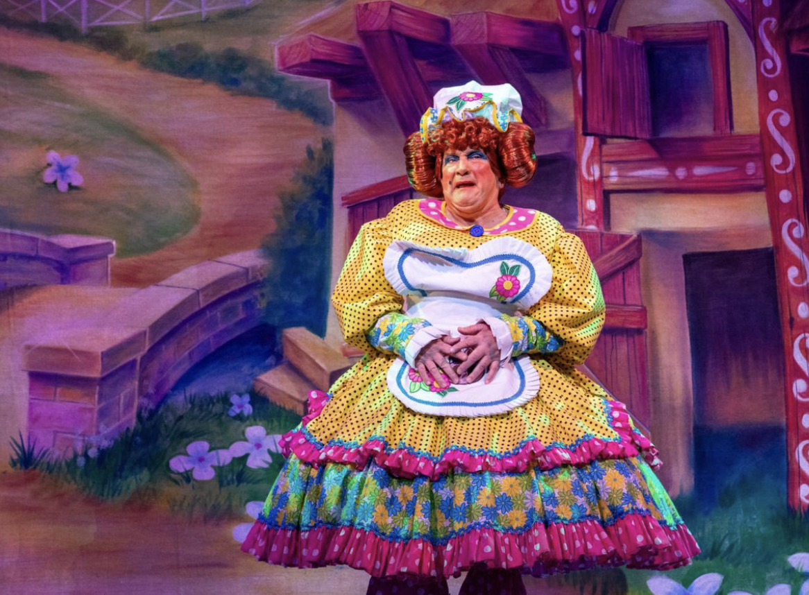 COMPARISON: The juxtaposition of storytime library drag queens and panto dame May Fettridge may be simplistic, but it’s necessary