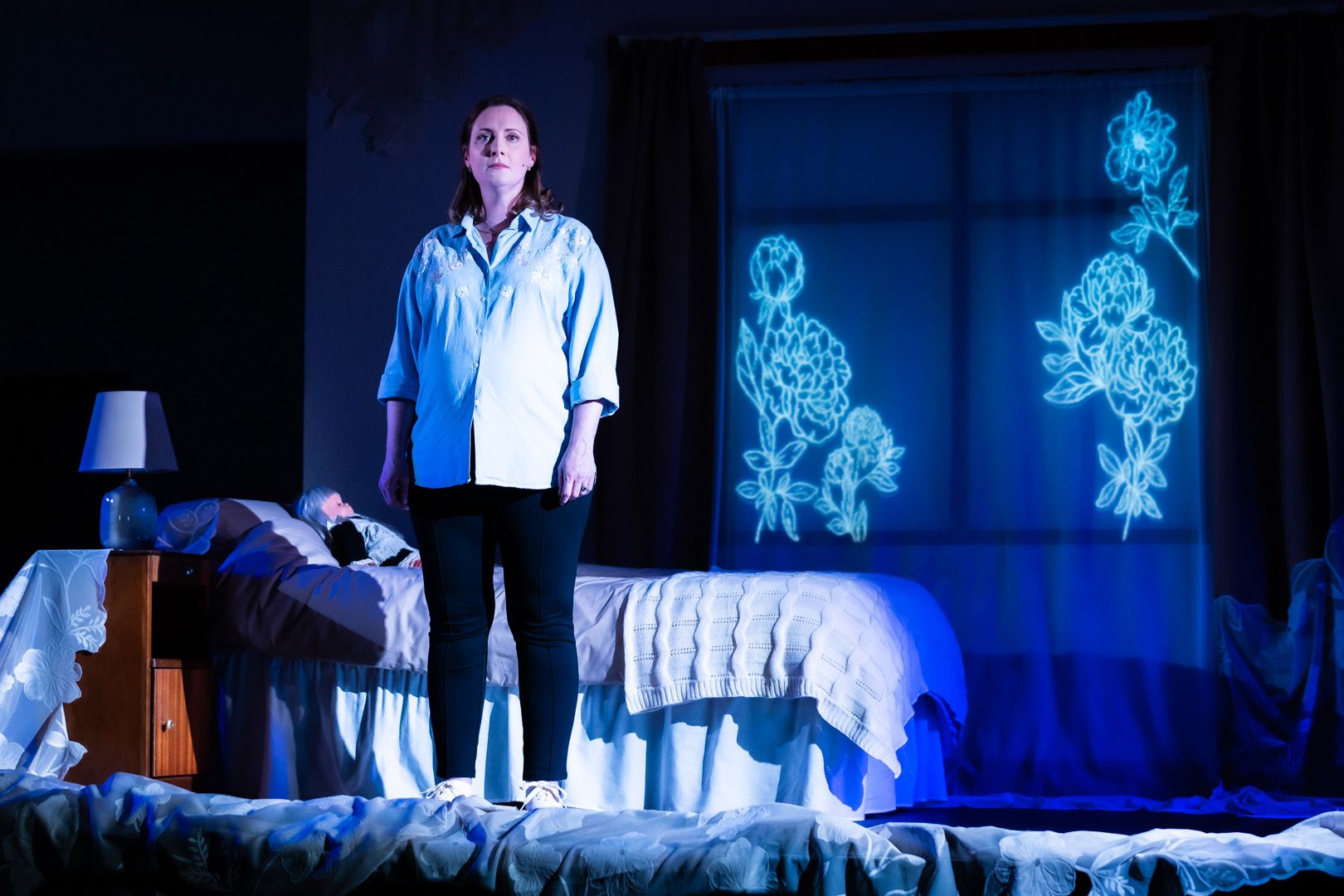 POWERFUL: Charlotte McCurry in the one-woman show Julie