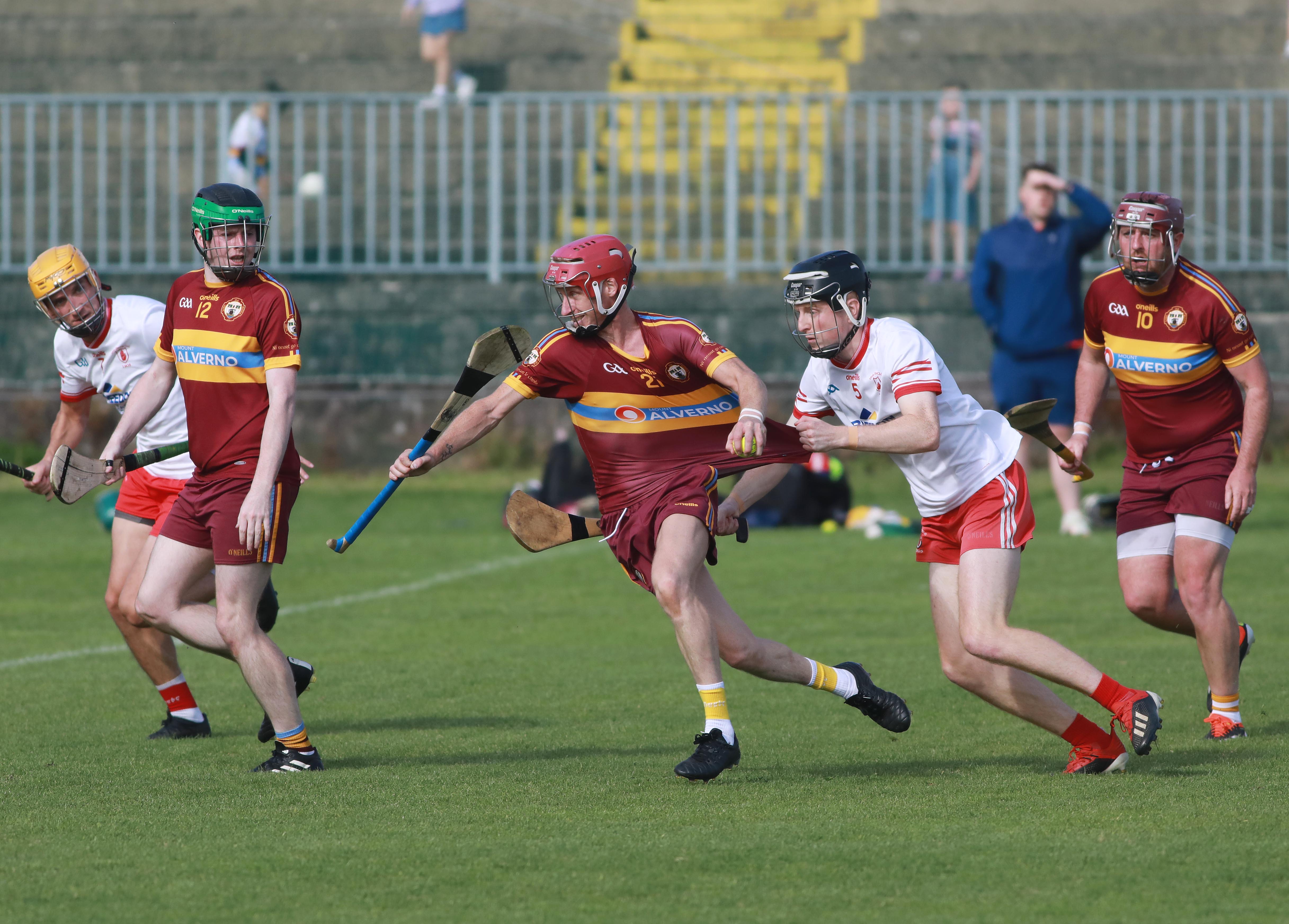 STAR-MAN: Desy McClean struck six points for Gort na Móna proving decisive