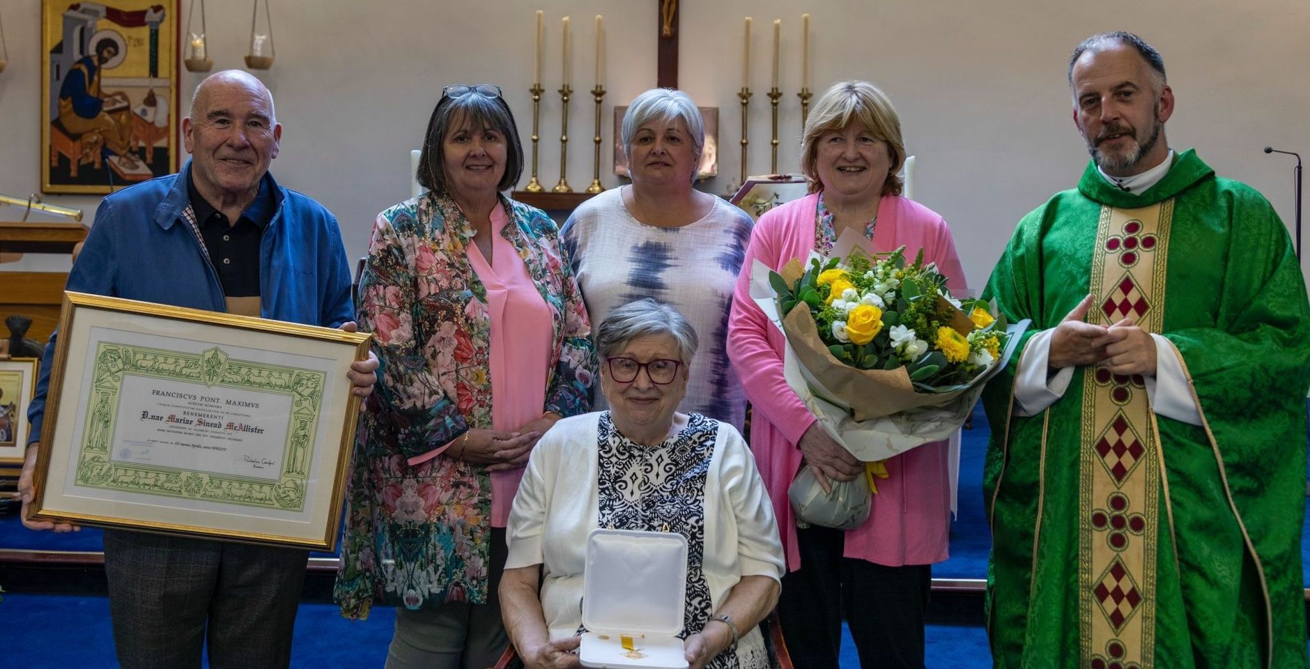 FOND FAREWELL: Fr Brian and Sinéad honoured for their contributions to St Luke\'s