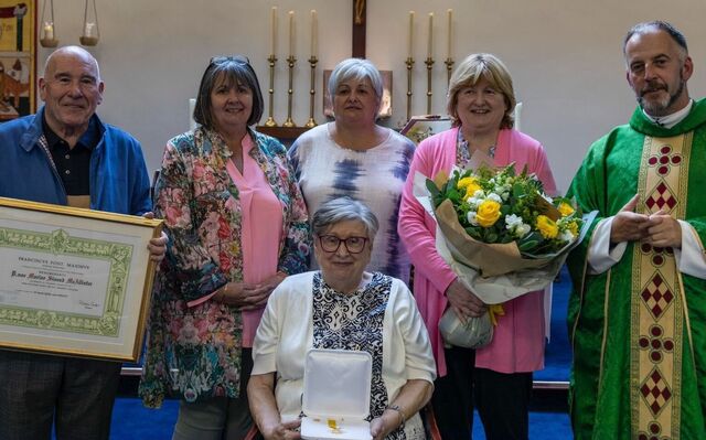 MINDFUL MOMENT: St Luke's salute for Sinéad and Fr. Brian