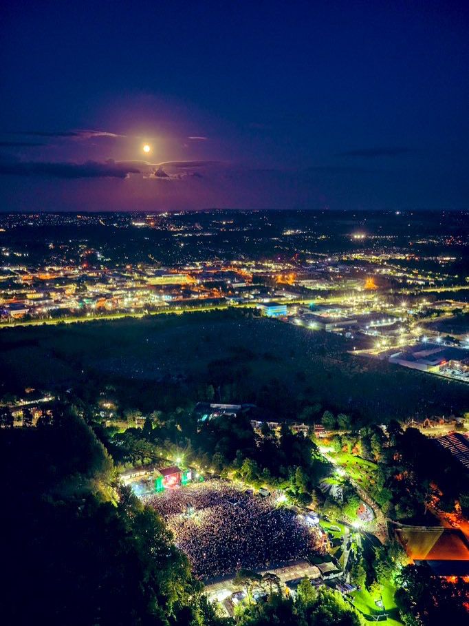 HUGE CROWDS: The Falls Park events space hosted six 12,000 capacity outdoor concerts