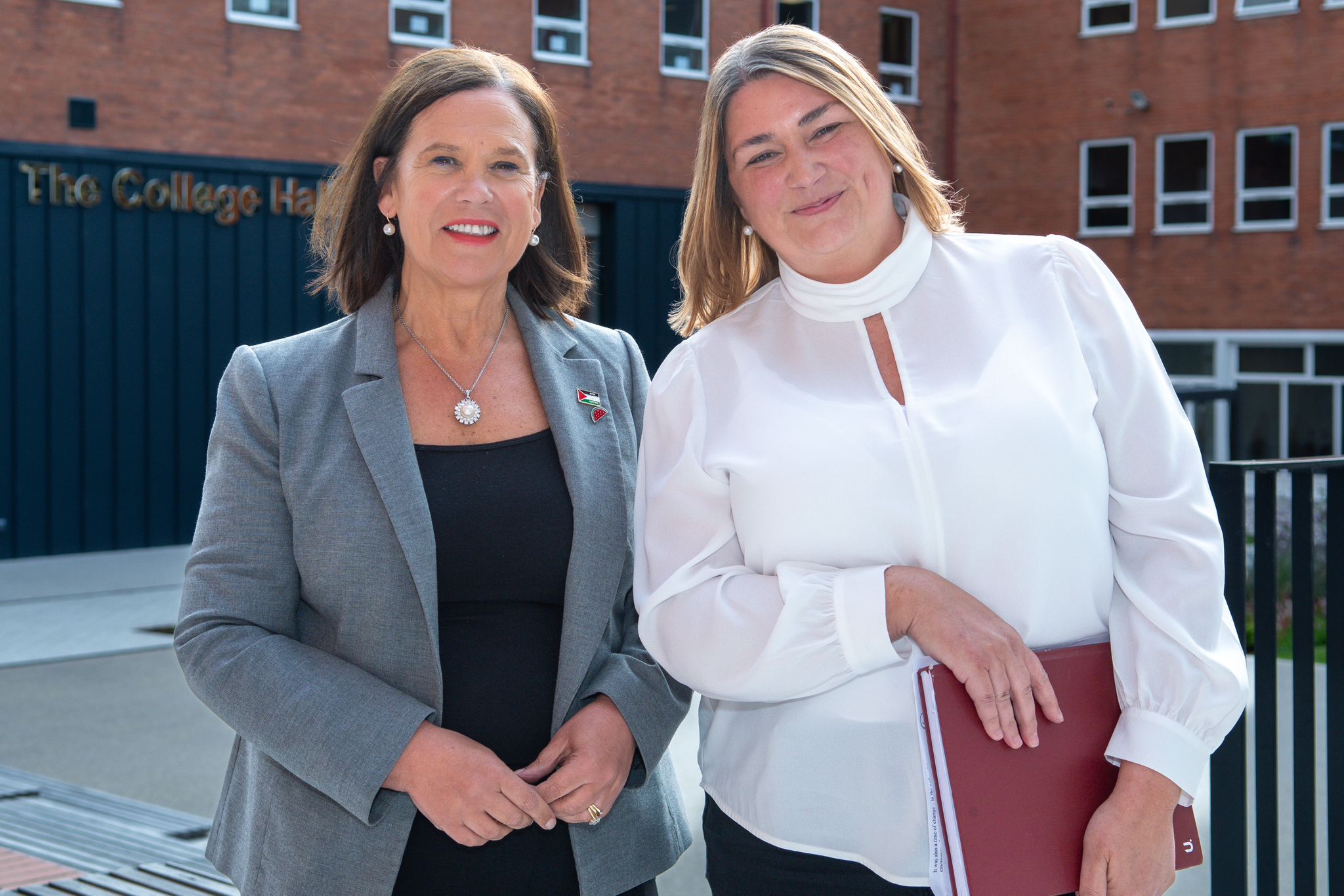 FÉILE FORUM: Mary Lou McDonald and Andrée pre-chat