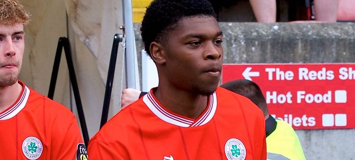 NEW BOY: Adebayo Fapetu signed for the Reds on a free transfer this summer