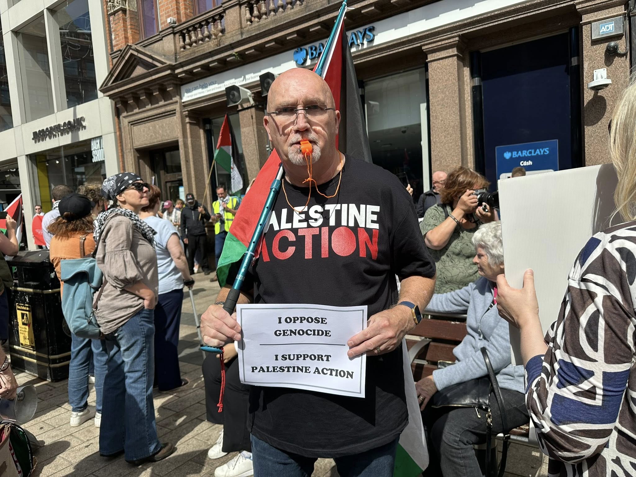 \"I WILL BE THERE:: Rev Bill Shaw vows to continue his action on Palestine