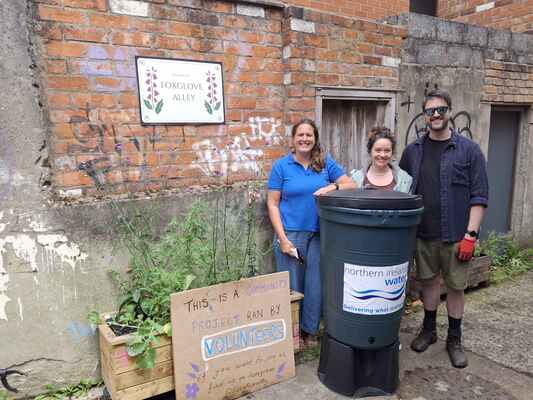 Conserving water can help your alley bloom