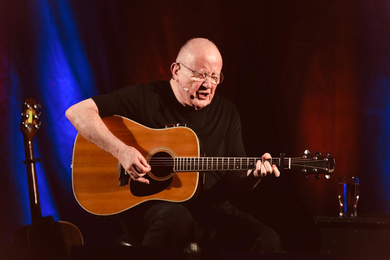 IRISH MUSIC SENSATION: Christy Moore performed at St Comgalls on Wednesday night
