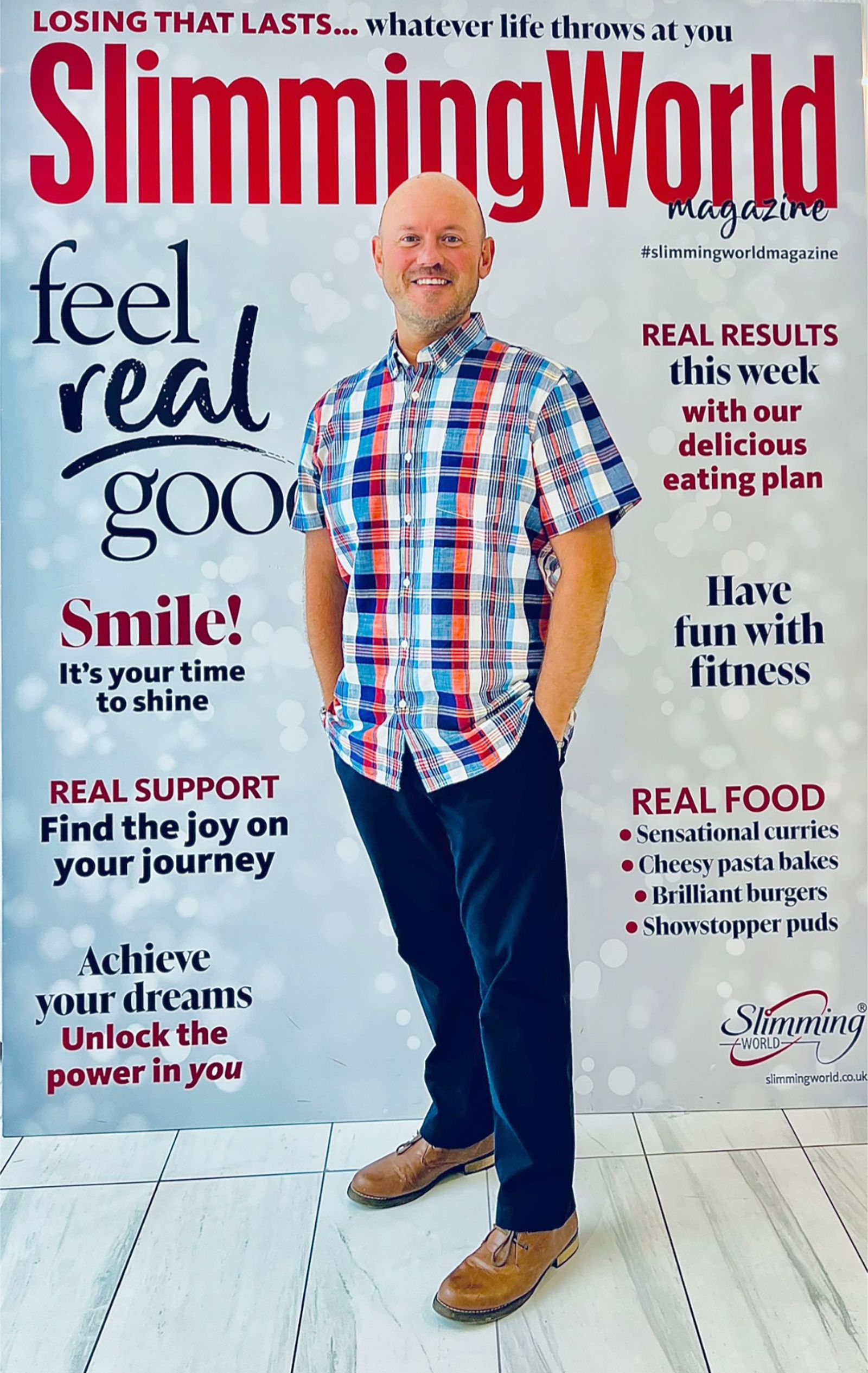 LOOKING GOOD AND FEELING GOOD: Noel Mulholland runs the Slimming World group in Glengormley