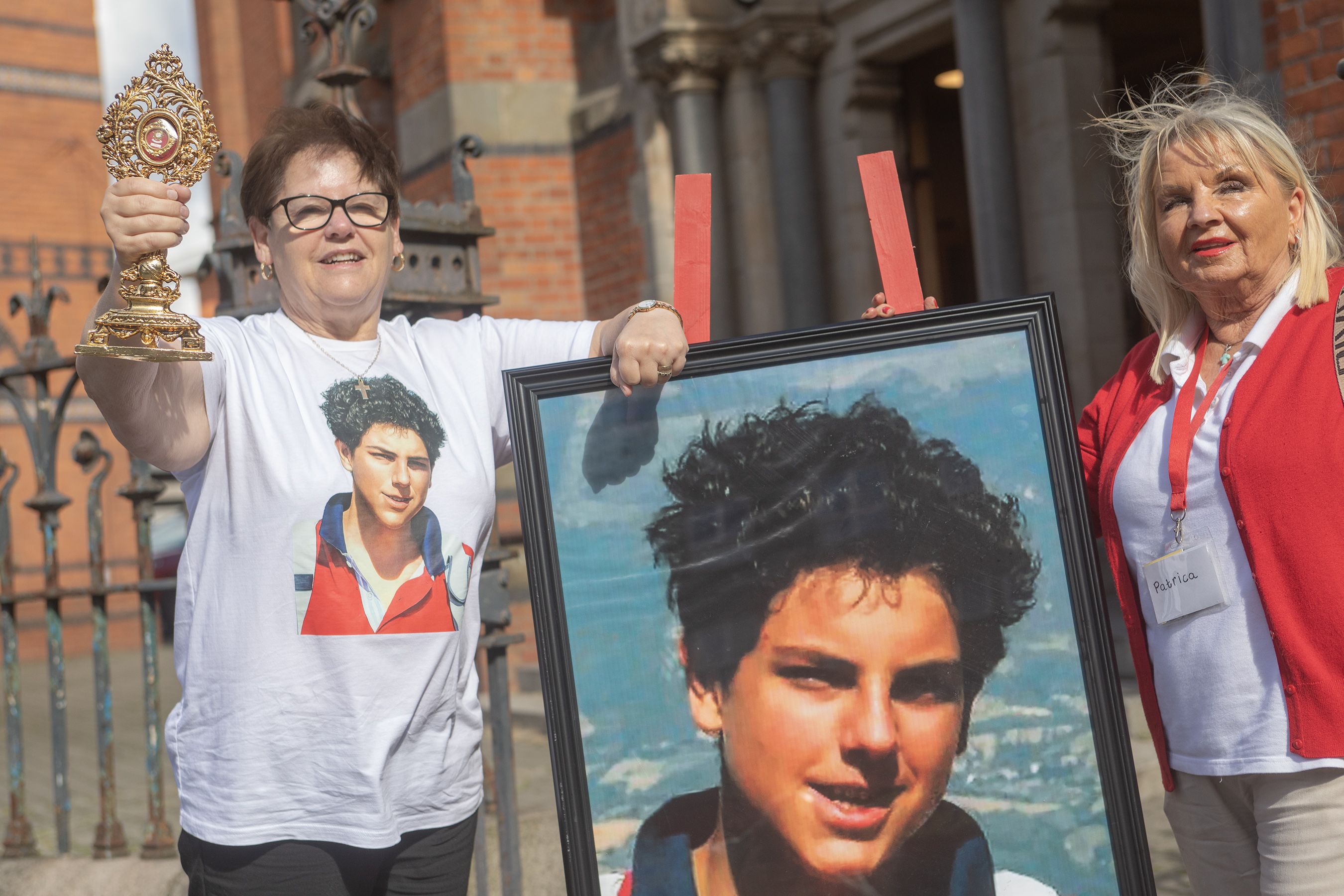 SPECIAL DAY: Brenda Smyth and Patricia Murphy from Carlo Acutis Apostolate Belfast