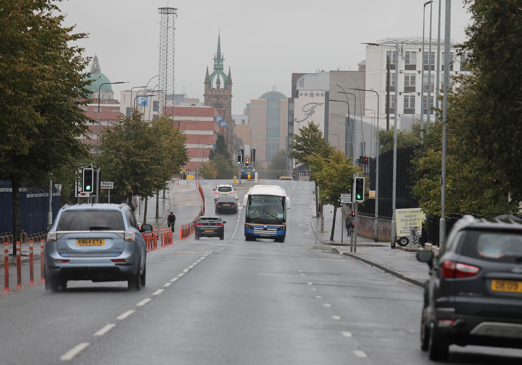 MAIN ROAD: The Grosvenor Road is an arterial route into West Belfast