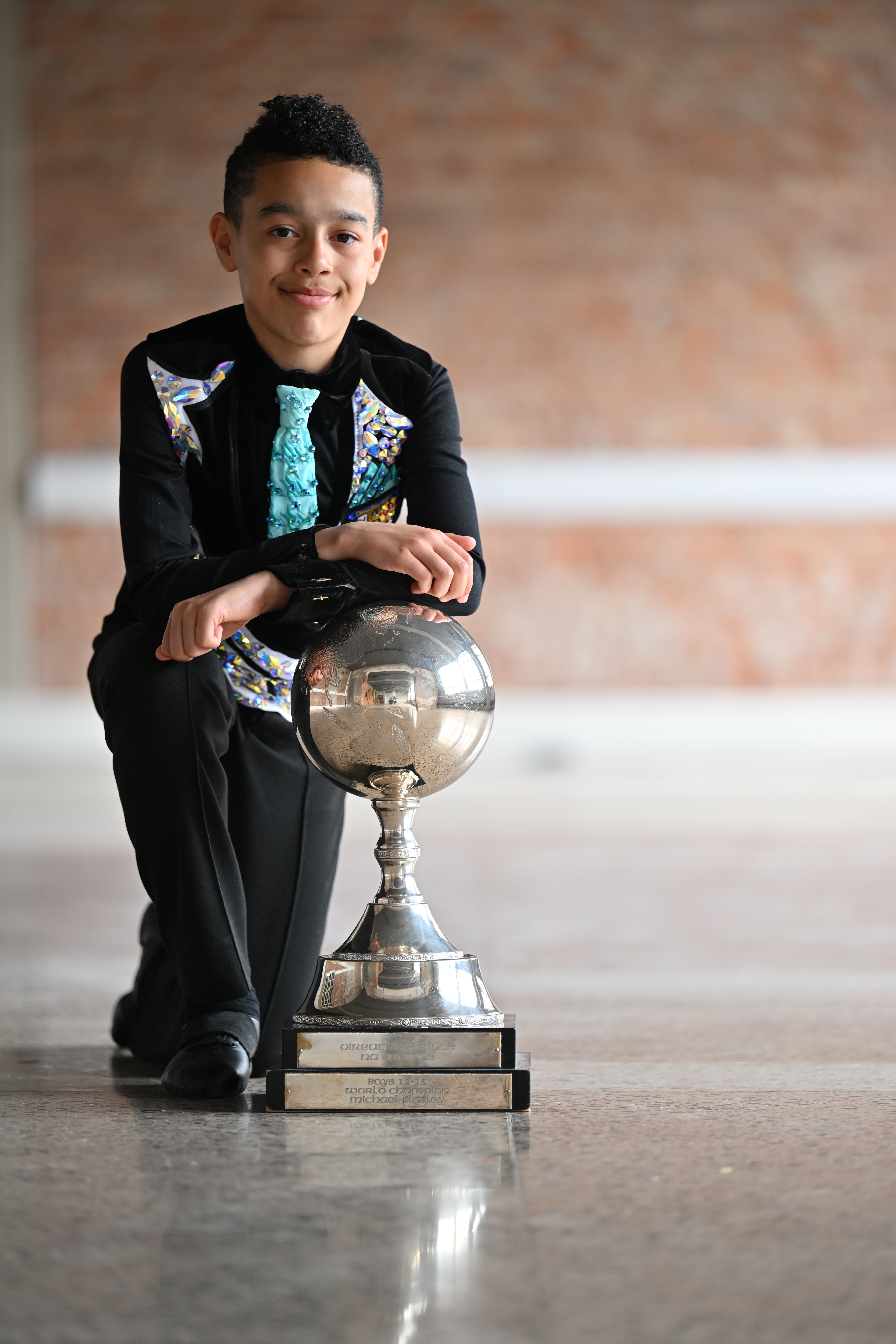IRISH DANCE STAR: Tomi Elemide (12) from the New Lodge