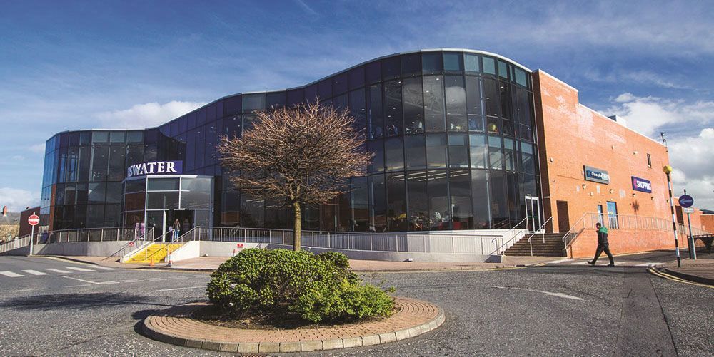 BATTLEFIELD: The confrontation played out at Connswater Shopping Centre