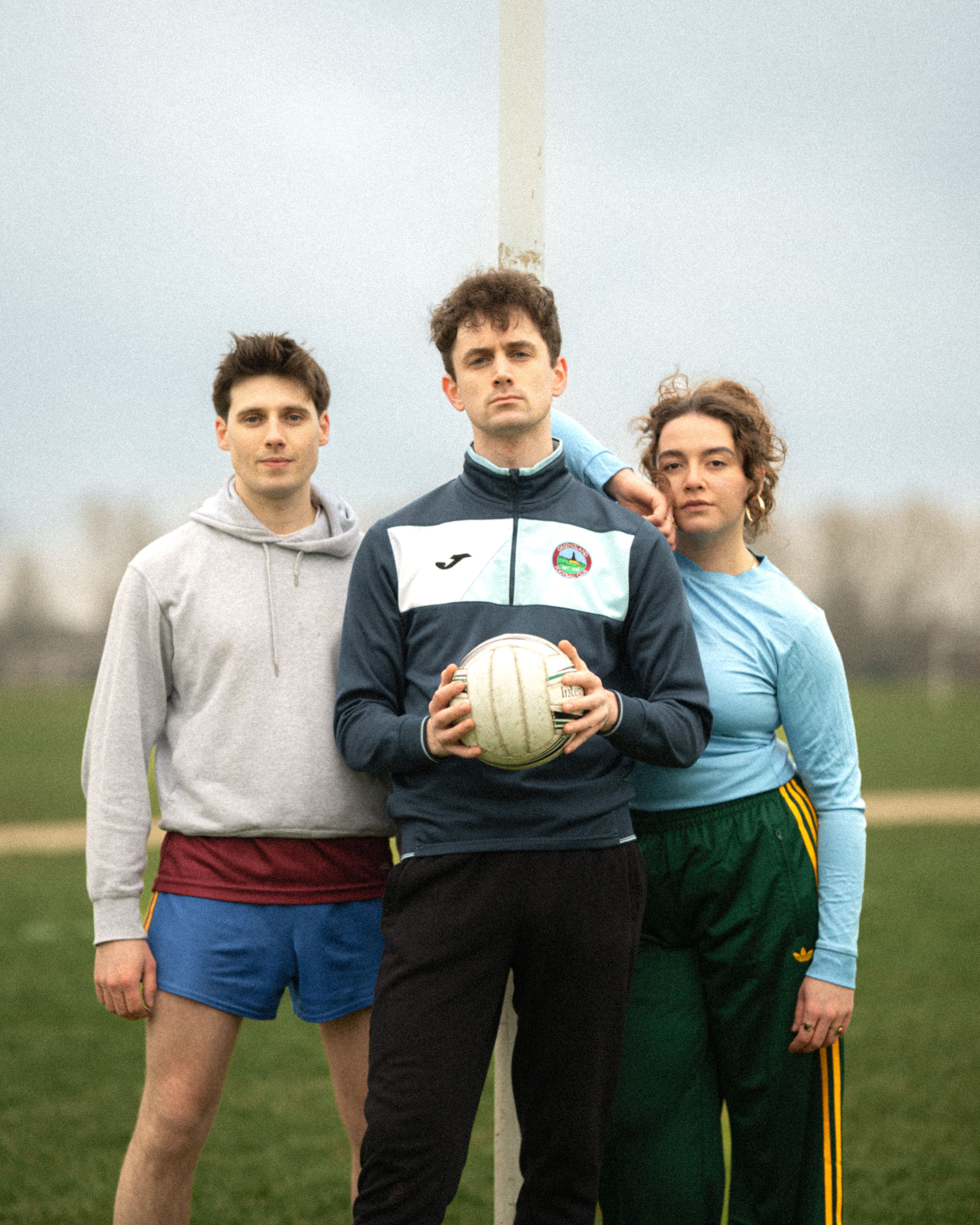 THE PITCH: Characters Deren (Jake Douglas), Robbie (James Grimm) and Melissa (Dión Di Maio)