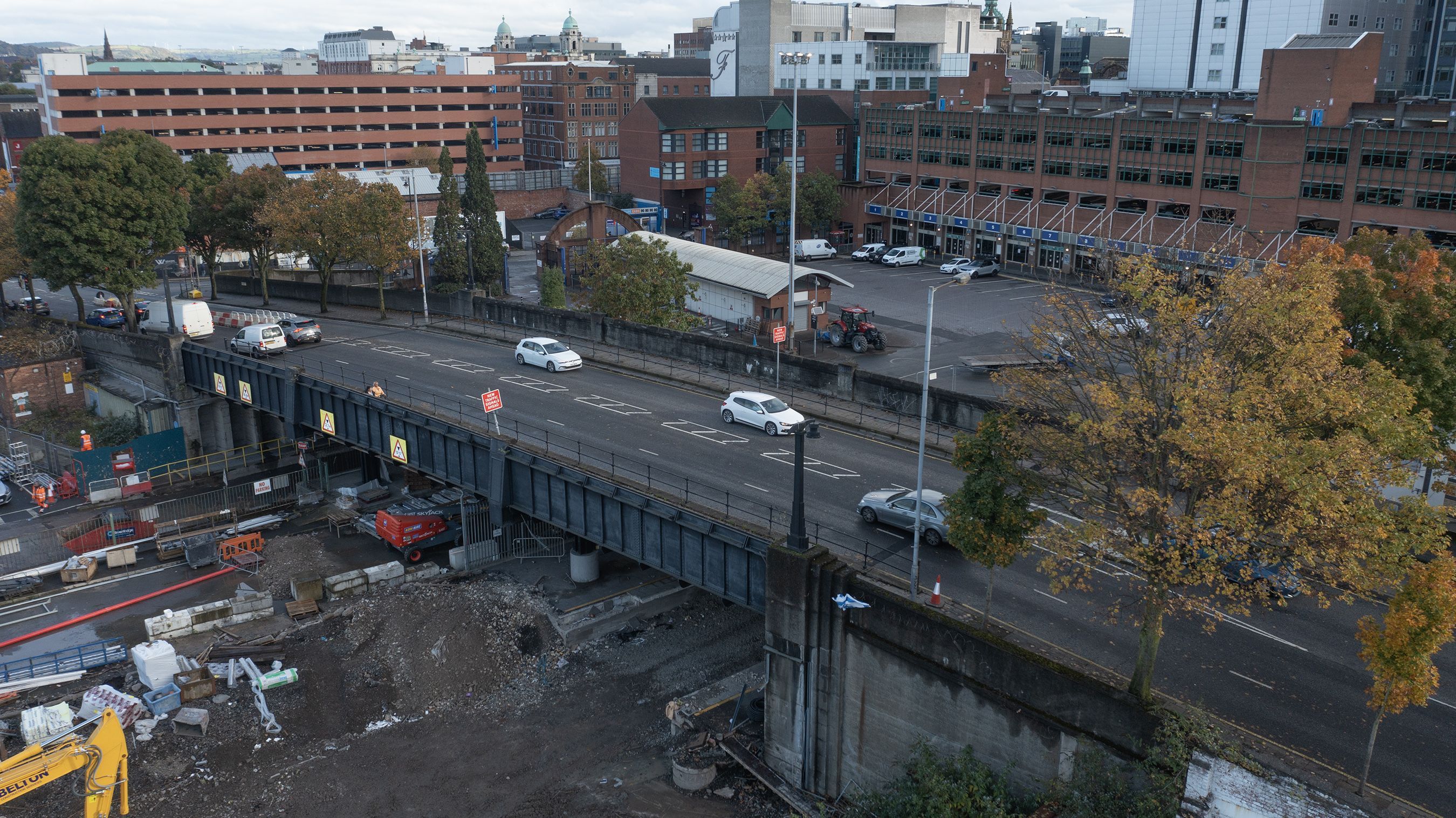 ALL CHANGE: How Durham Street at the Boyne Bridge looked before the redevelopment work began