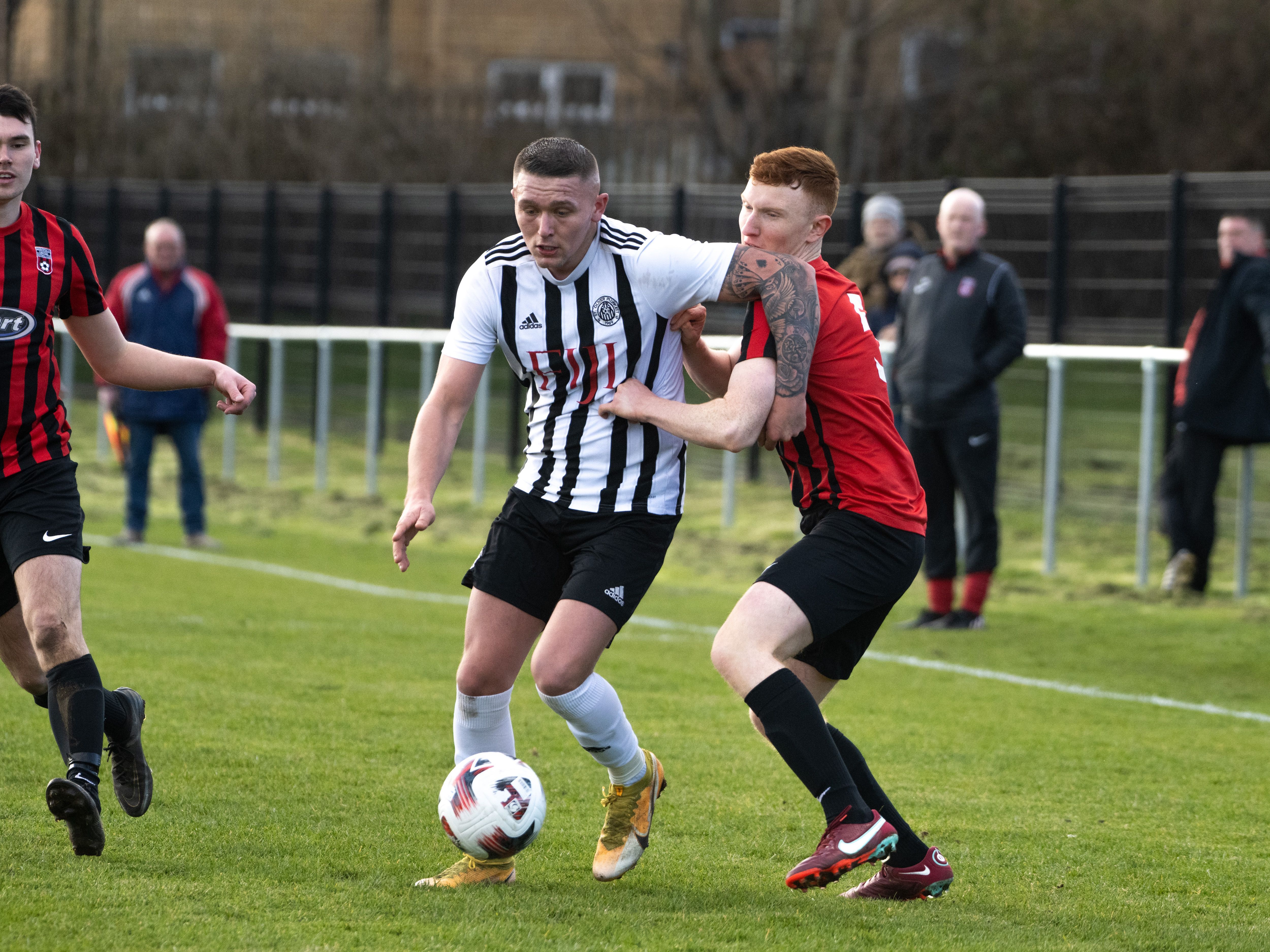 CUPSET: St Oliver Plunkett clinched a massive victory over Linfield Swifts