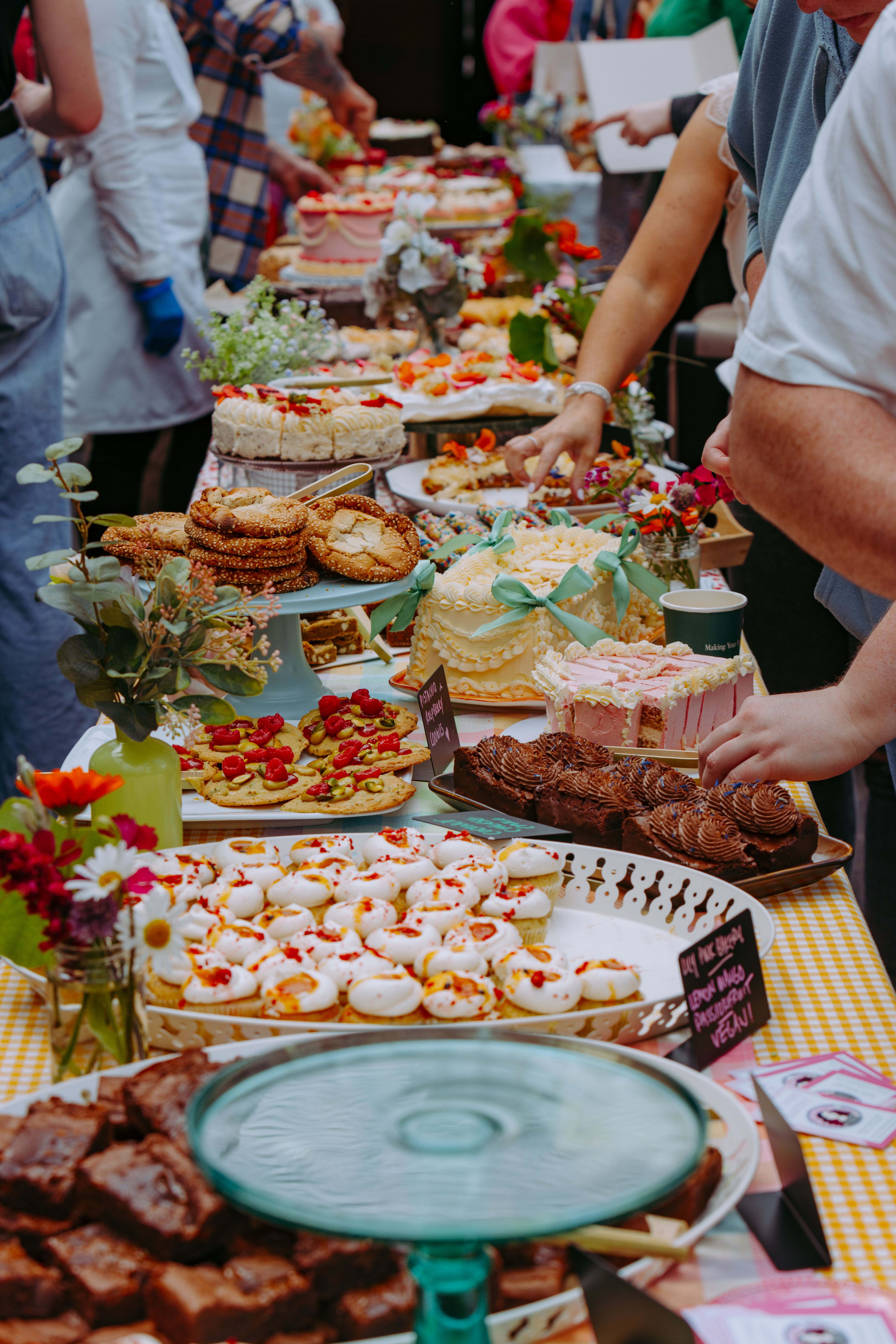 CAKE SALE: Last year\'s event also raised money for Palestine