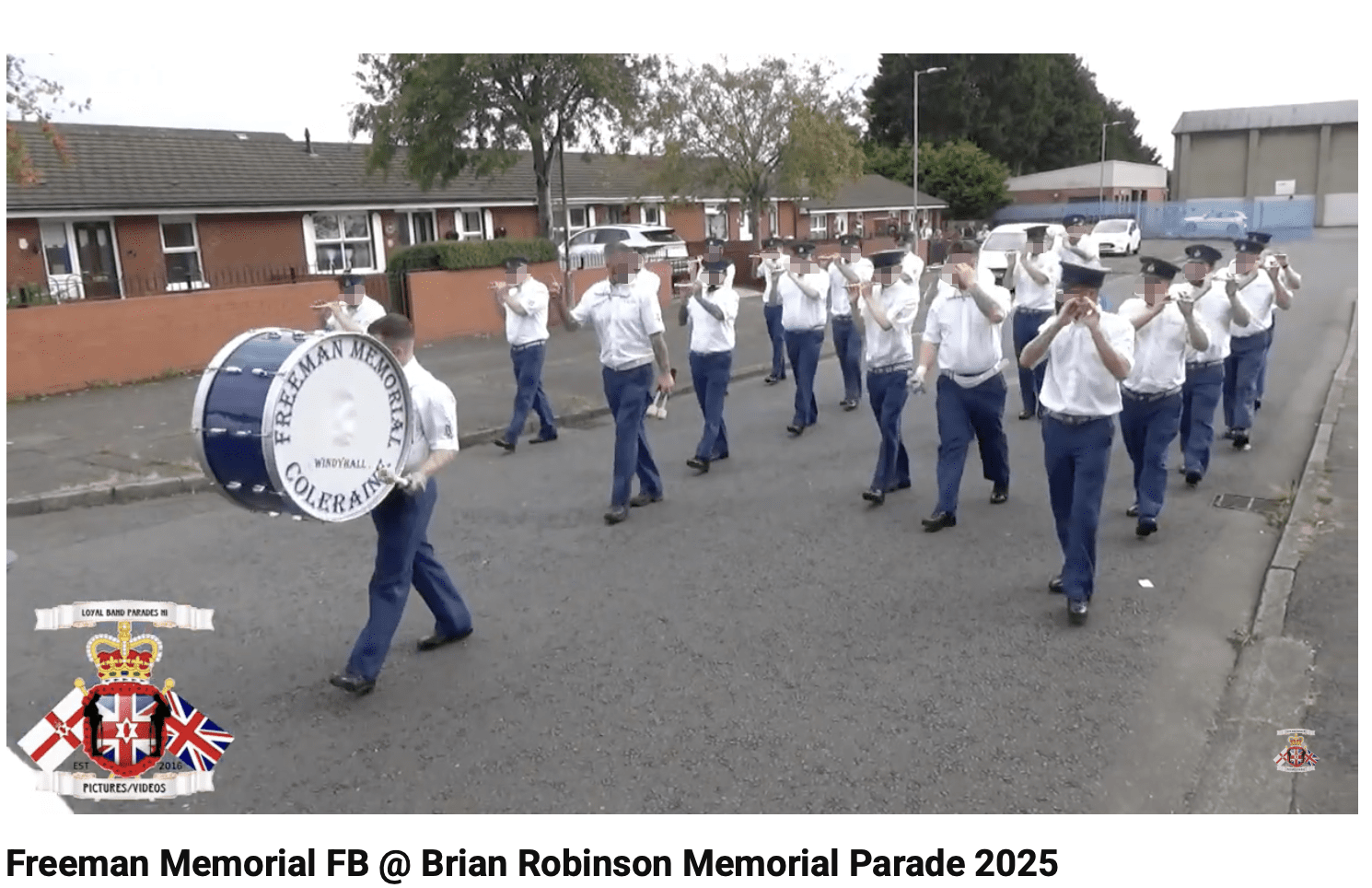 REPRISE: Freeman Memorial Flute Band on the march during Saturday\'s Brian Robinson Memorial Parade on the Shankill