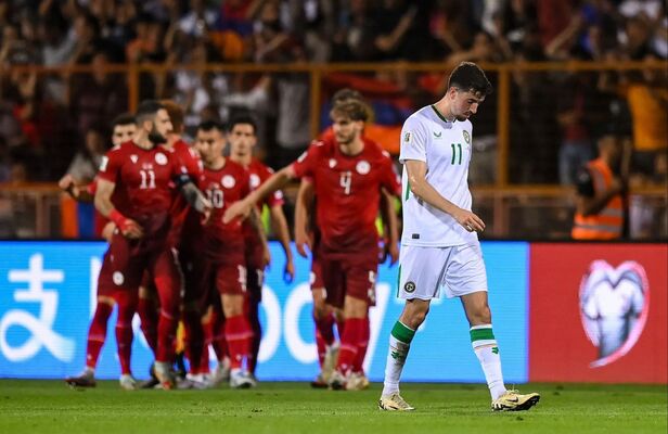Soccer: Ireland fall to embarrassing defeat at the hands of Armenia 