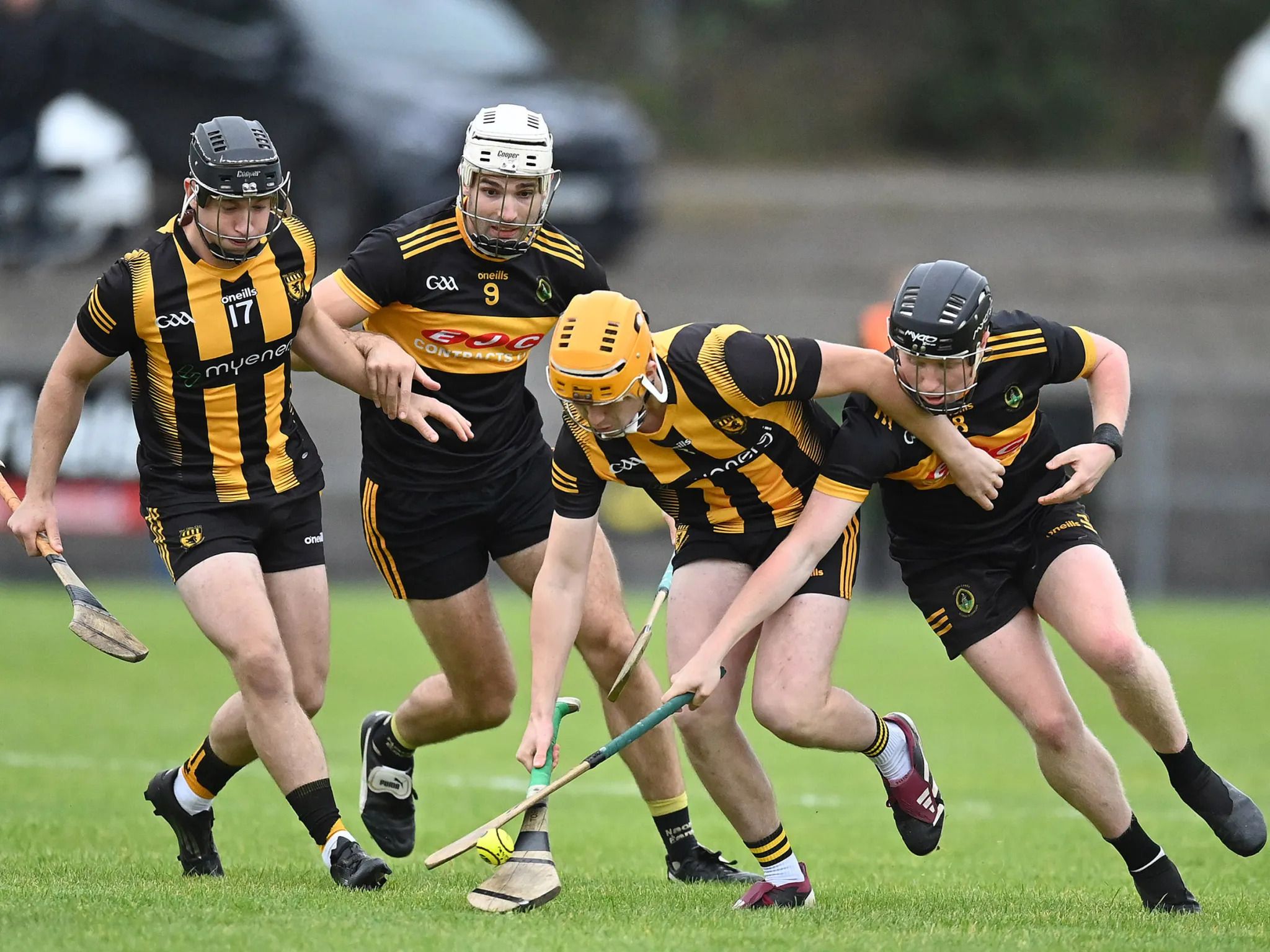 MY BALL: St Enda\'s crashed out after a defeat to Ballycastle