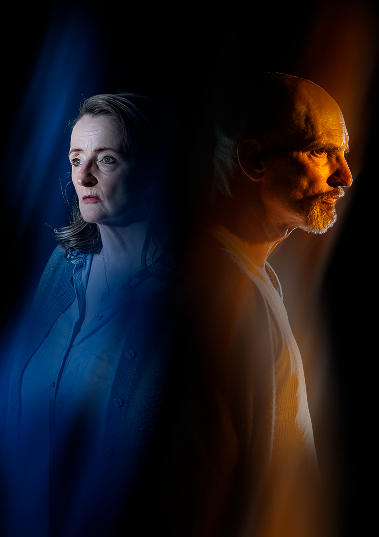 ‘ASTONISHING’: Edel (Anna Healy) and Liam (Patrick O’Kane) are the central characters in the new play Denouement