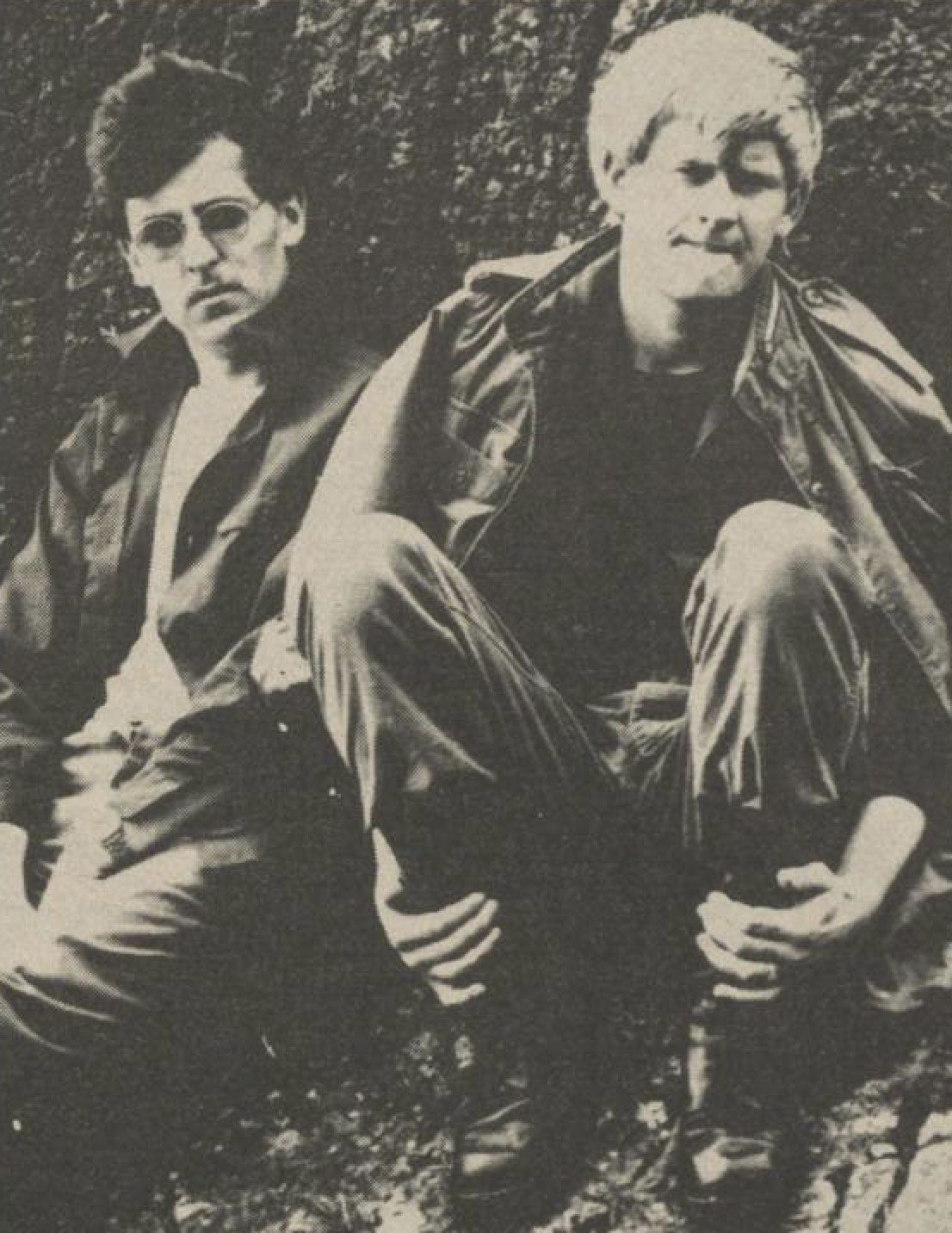 BEST FRIENDS: Seamie O\'Neill and Joby Fox during their Bankrobbers days