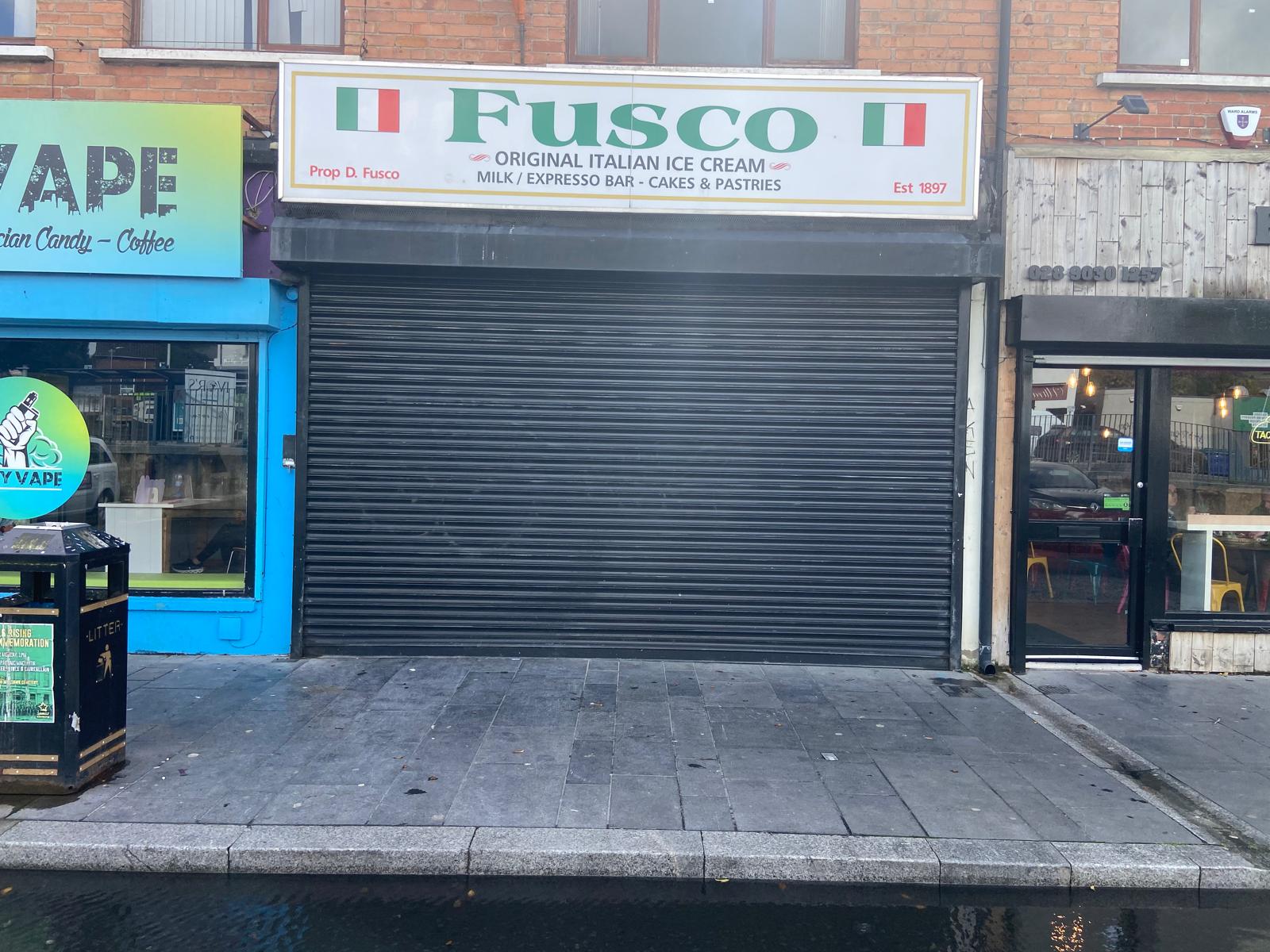 END OF AN ERA: Fusco\'s ice-cream on Andersonstown Road