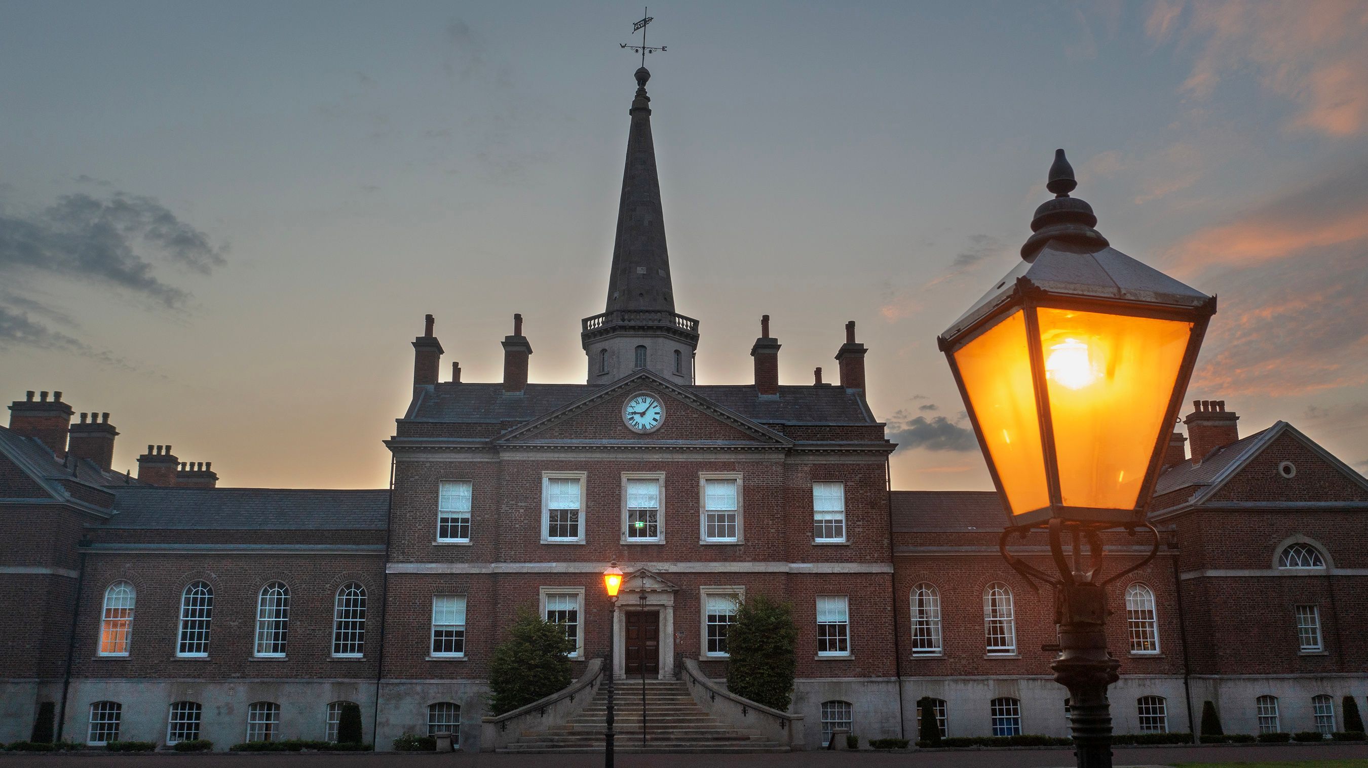 LIT UP: Clifton House in North Belfast is one of the buildings featured in the initiative