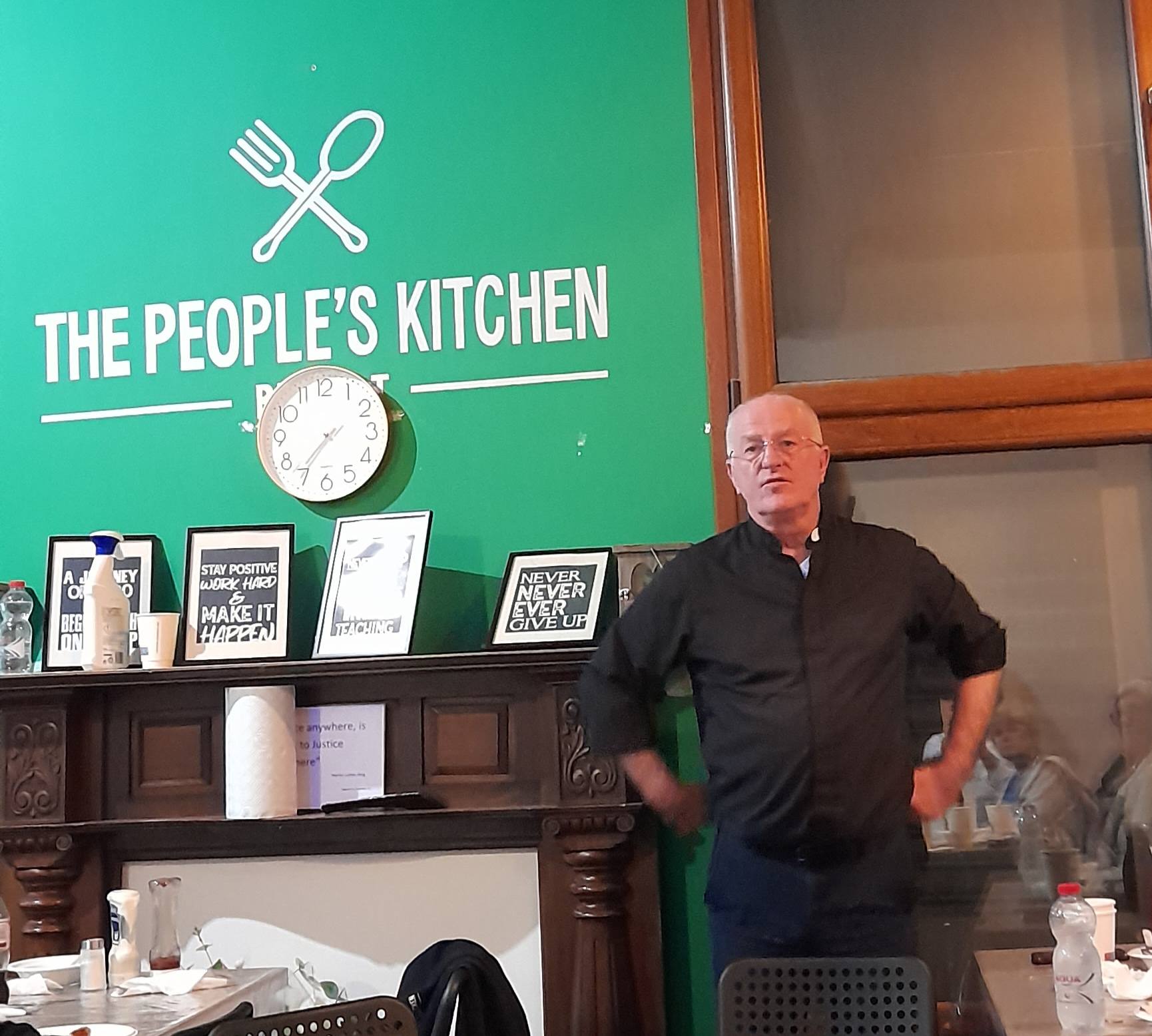 MOVING ON: Fr Kieran Creagh gave up his time to work in the People\'s Kitchen