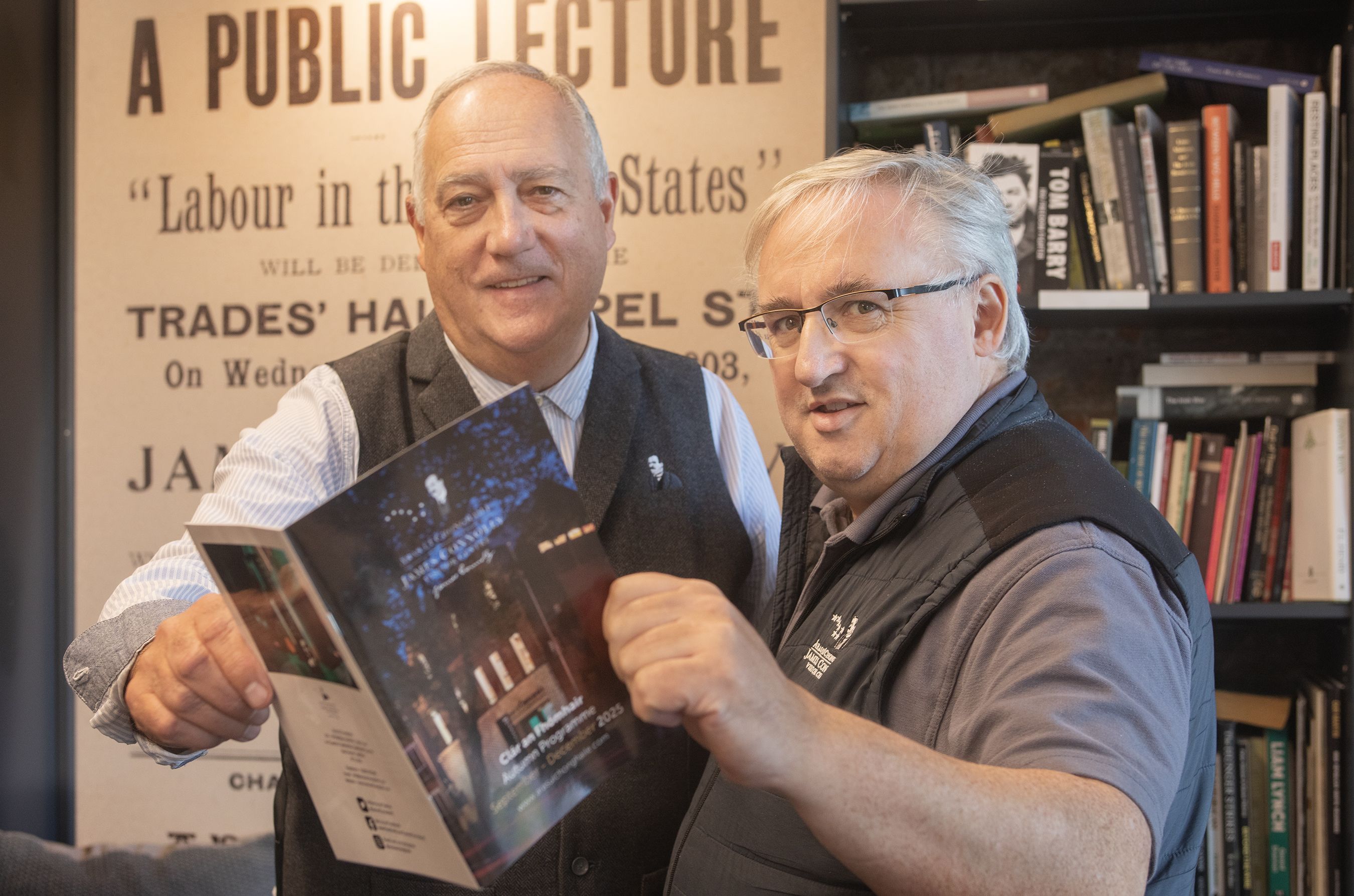 AUTUMN PROGRAMME: Séanna Walsh and Sean Quinn from Áras Uí Chonghaile