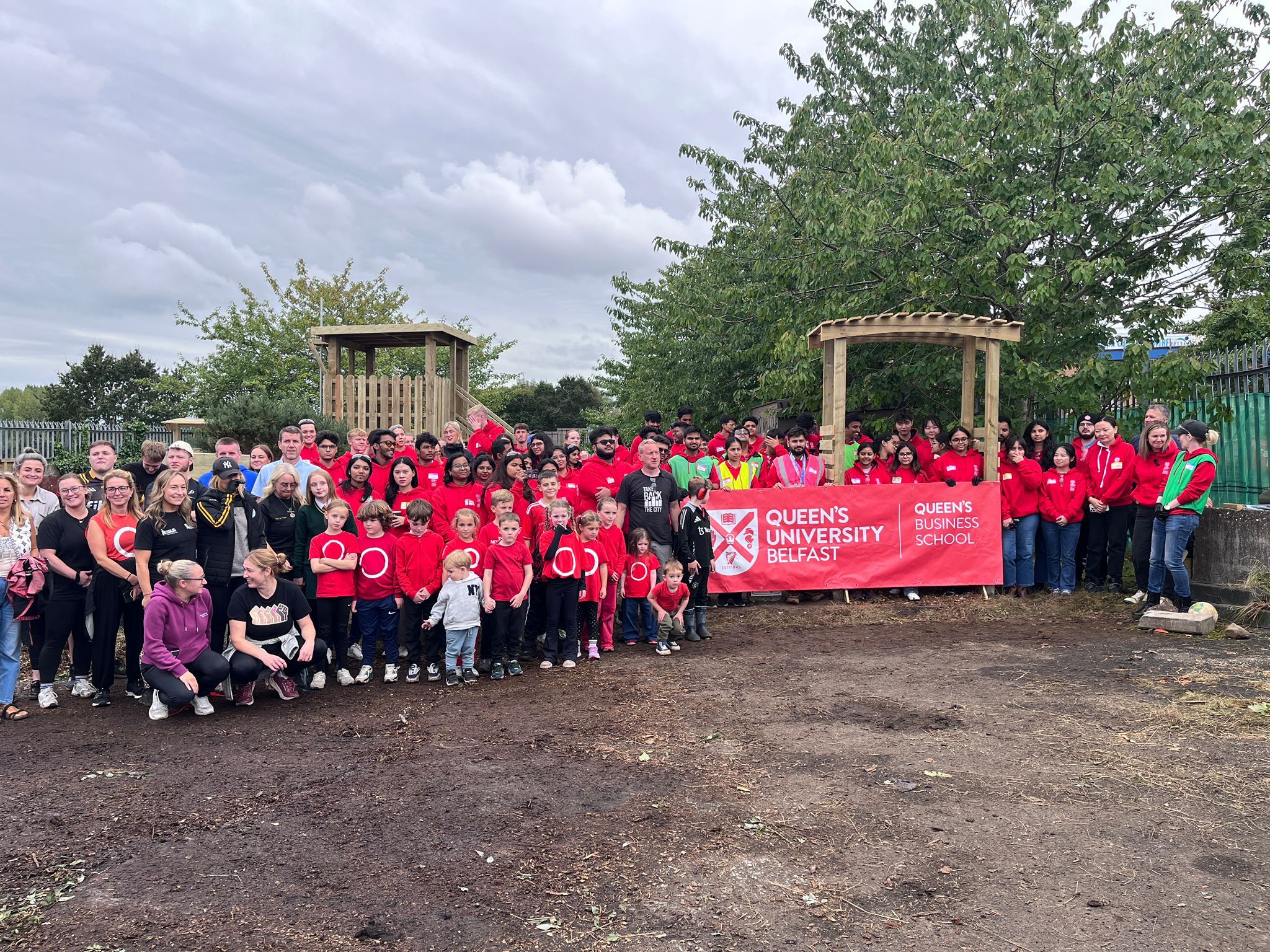 COMMUNITY EFFORT: The team behind the new facilities at Glór na Móna