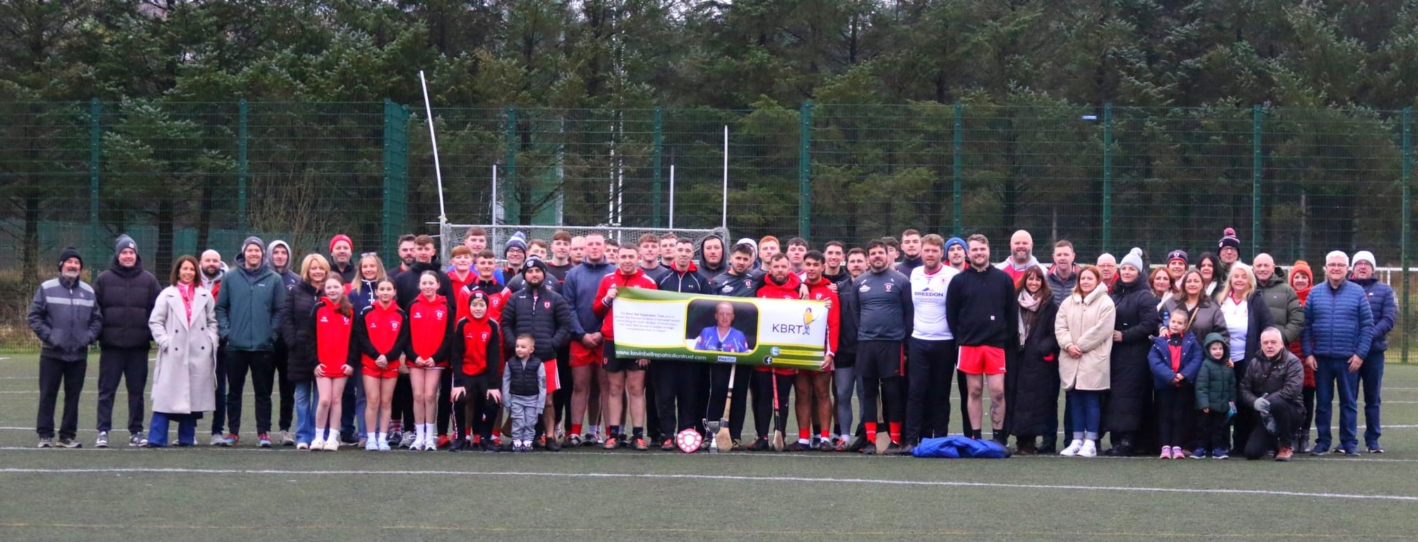 COMMUNITY SPIRT: Great fun was had by the Hannahstown community in honour of two legendary pillars of the community