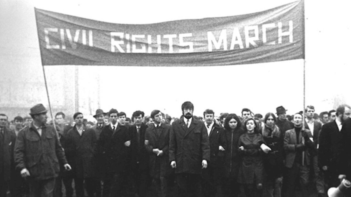 CATALYST: The Civil Rights movement presaged the birth of the hardline DUP, which would go on to replace the UUP at the head of unionism