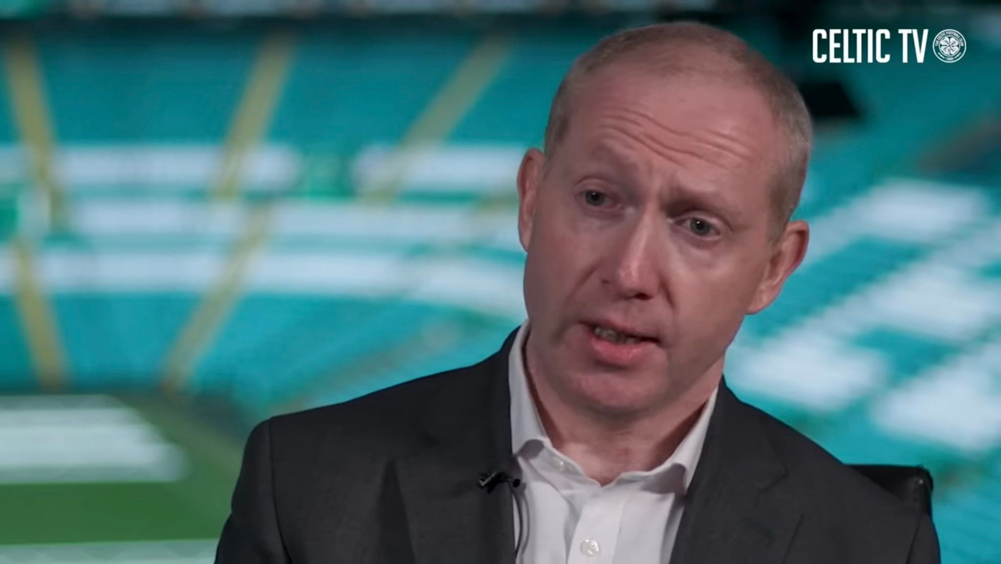CRISIS MANAGEMENT: Michael Nicholson spoke to Celtic TV back in October to address the situation at Celtic