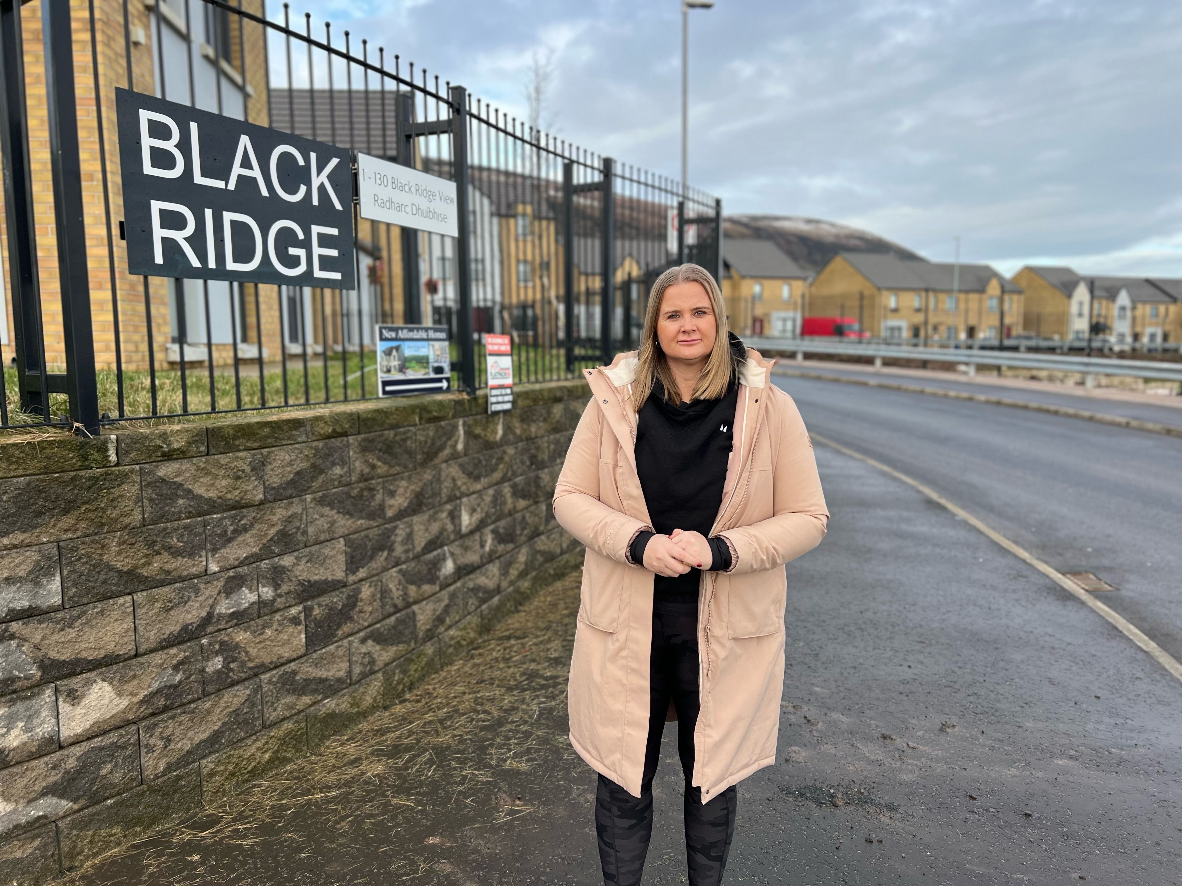 WELCOME: West Belfast MLA Aisling Reilly in Black Ridge