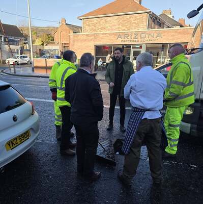 Councillor welcomes commitment from DfI to tackle Andersonstown Road flooding