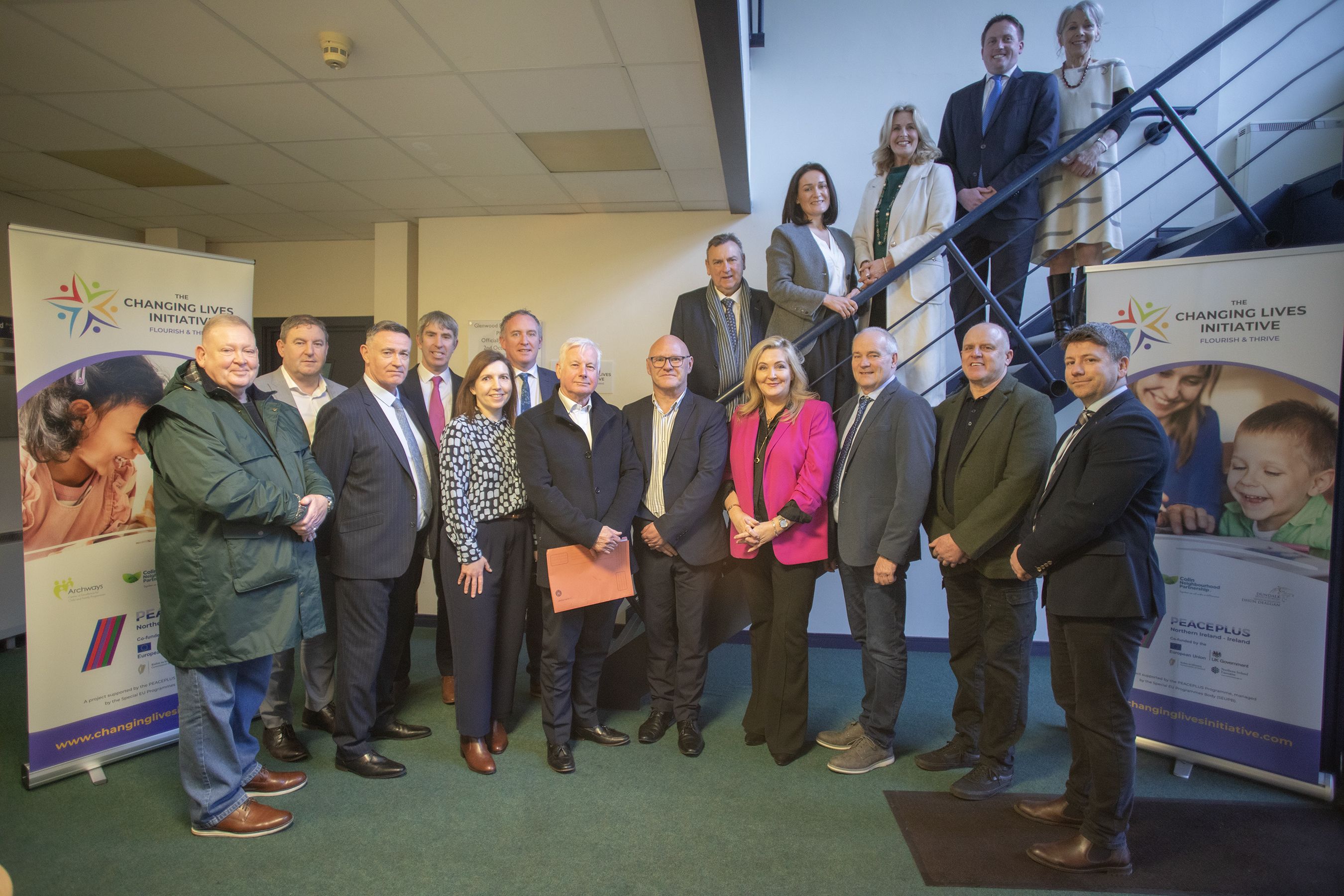 FÁILTE: The MPs, TDs and Senators who took part in the visit to The Changing Lives Initiative: Flourish & Thrive 